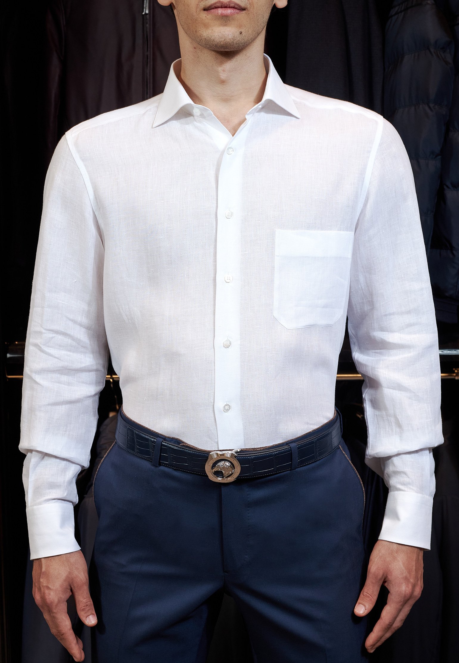 Рубашка STEFANO RICCI Белый, размер 39