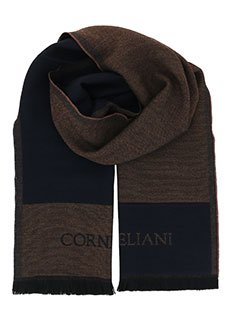 Коричневый шарф CORNELIANI