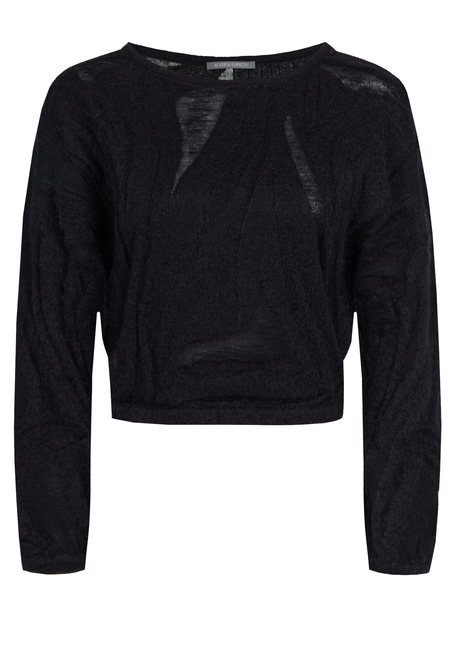 Пуловер ALBERTA FERRETTI Черный, размер 40