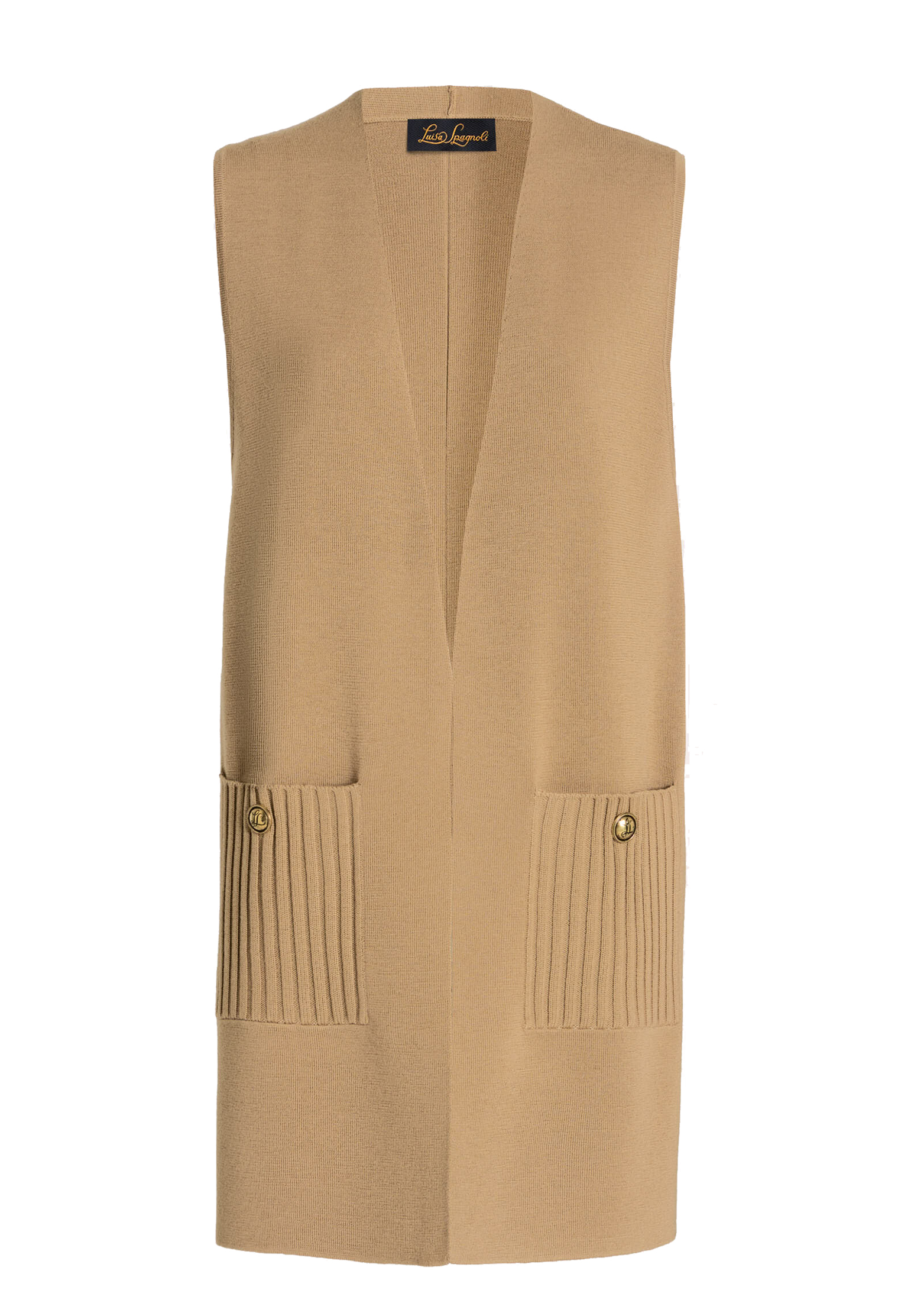

Жилет LUISA SPAGNOLI, Коричневый, Коричневый
