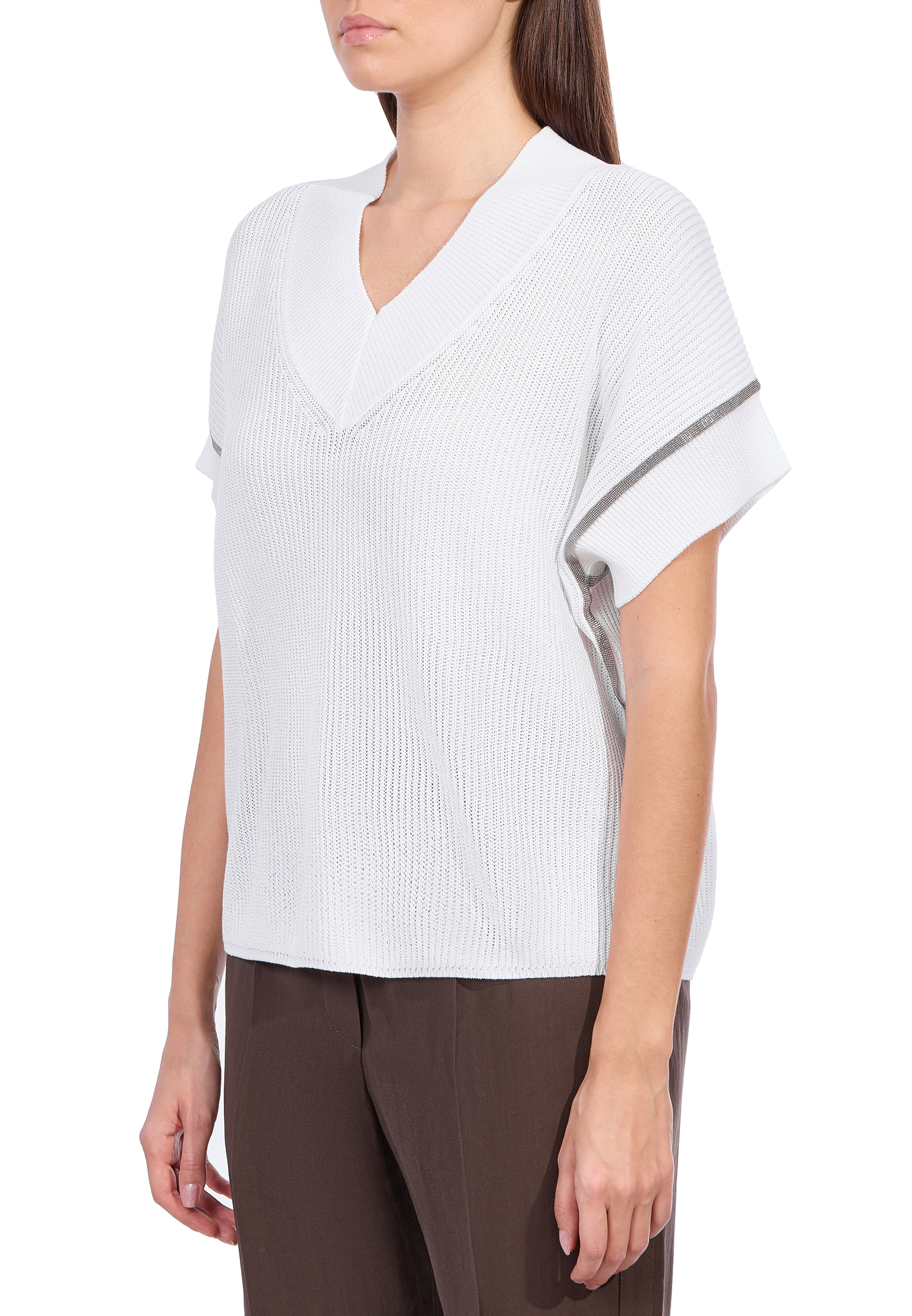 

Пуловер BRUNELLO CUCINELLI, Белый, Белый