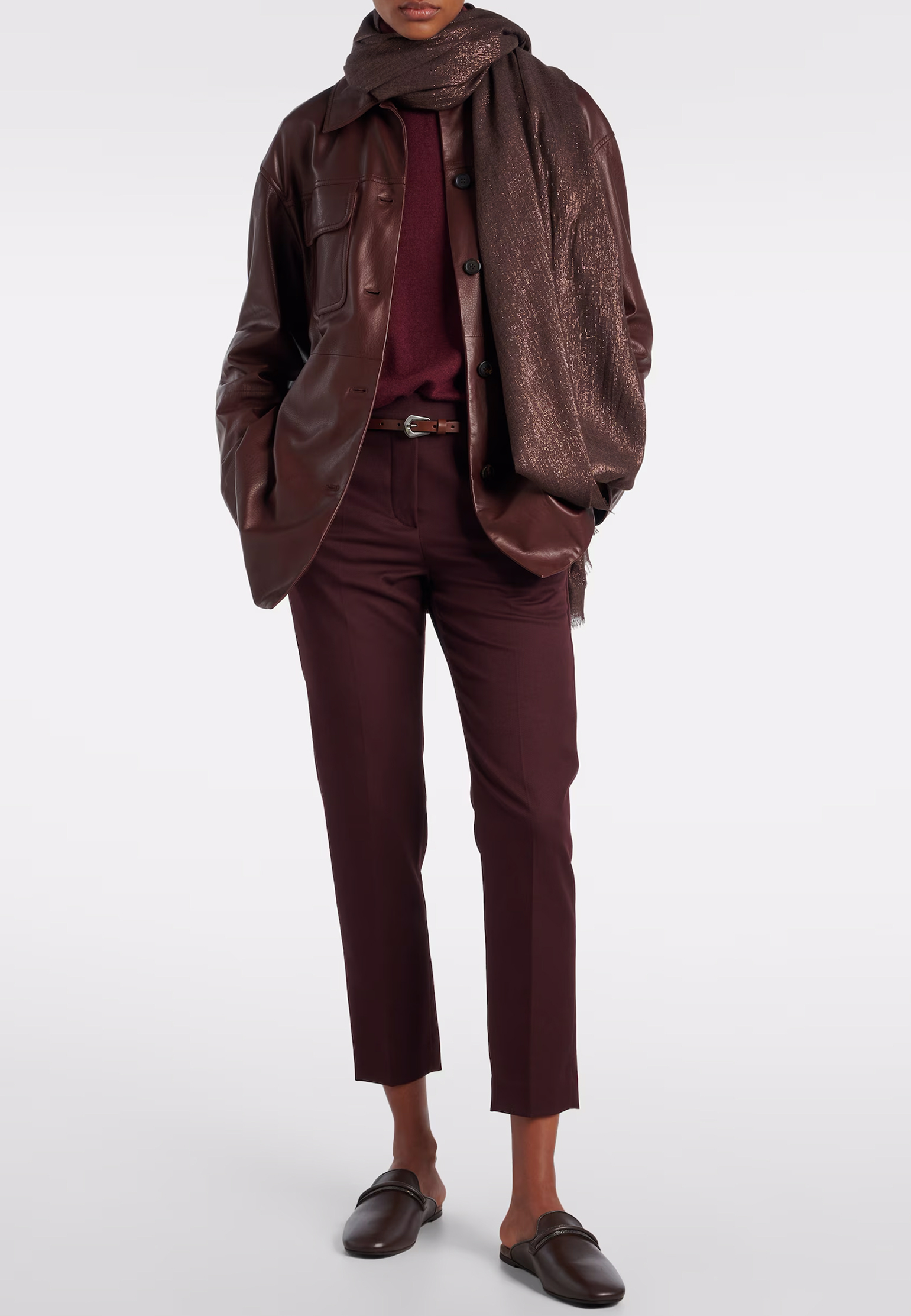 

Куртка BRUNELLO CUCINELLI, Бордовый, Бордовый
