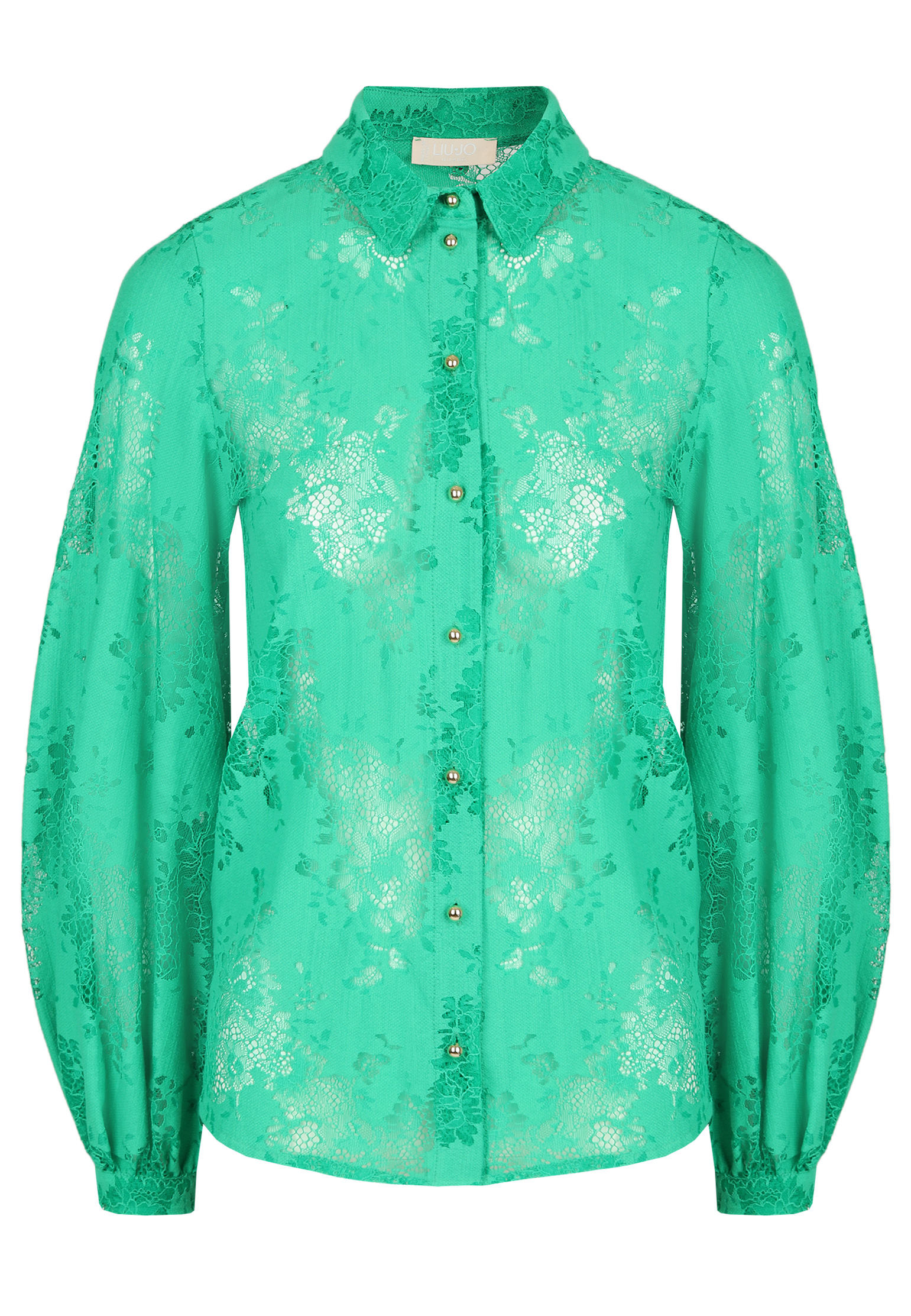 Рубашка LIU JO Зеленый, размер 38 151590 - фото 1