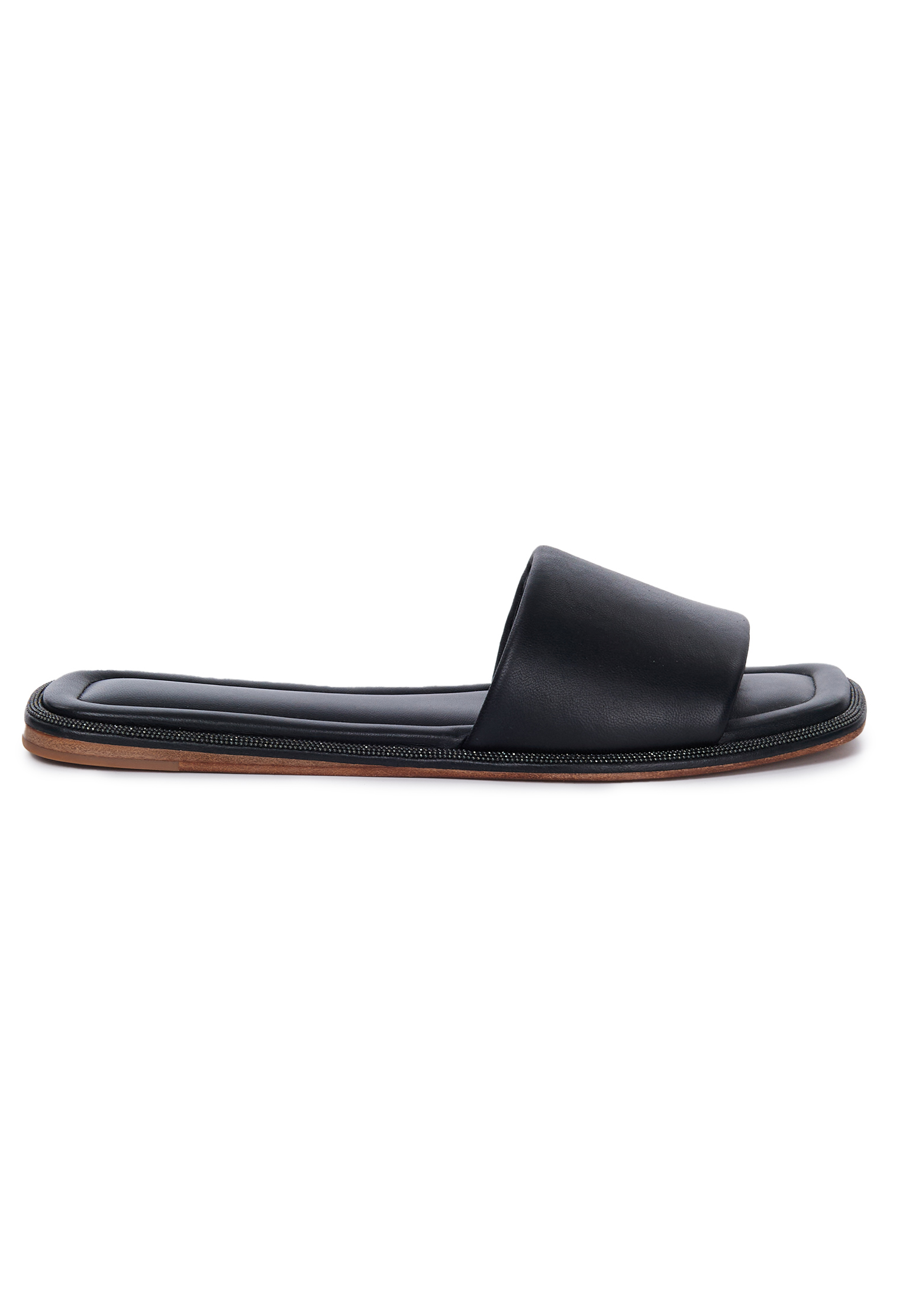

Шлепки BRUNELLO CUCINELLI, Черный, Черный