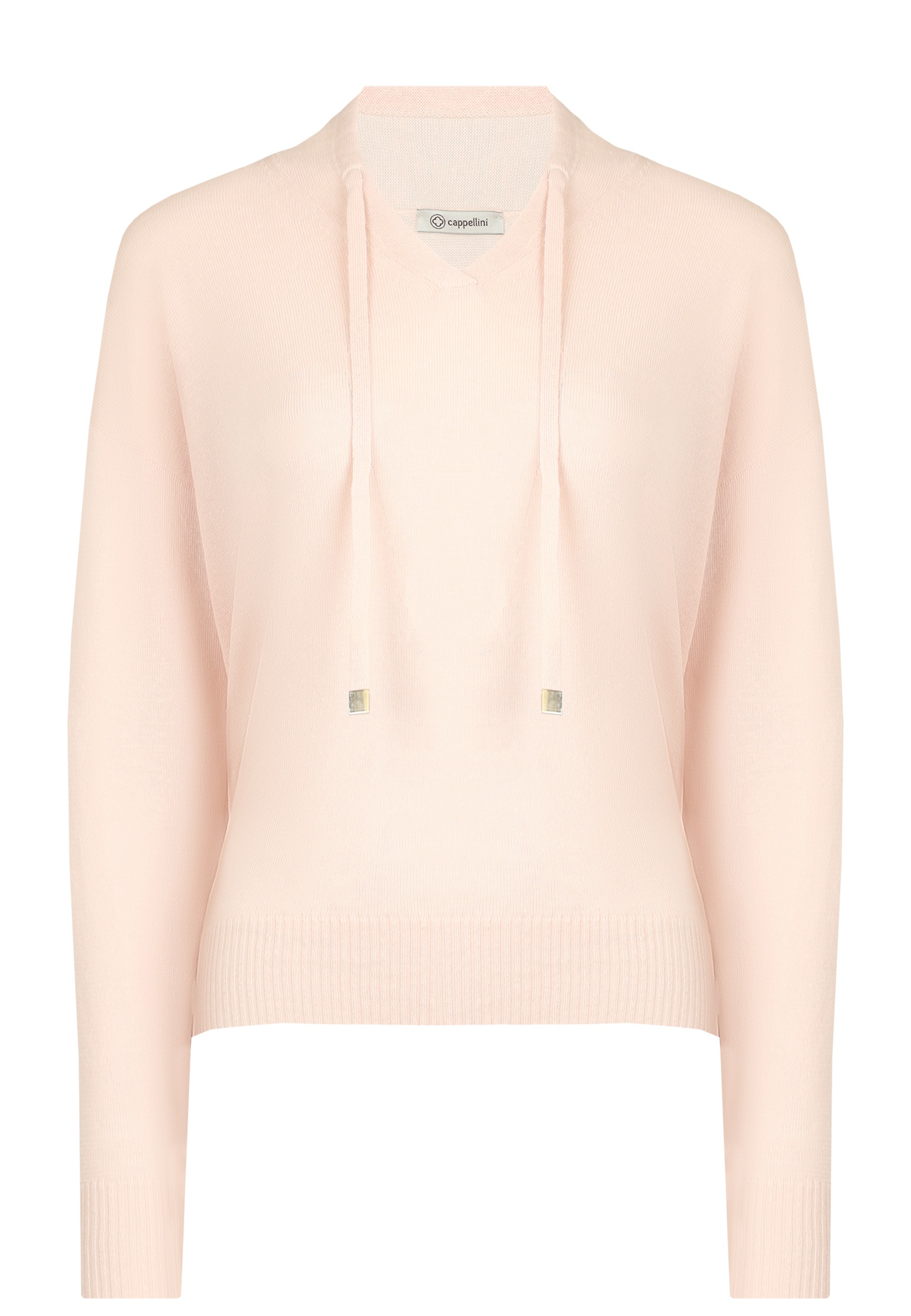 Пуловер CAPPELLINI BY PESERICO Розовый, размер 40 141868 - фото 1
