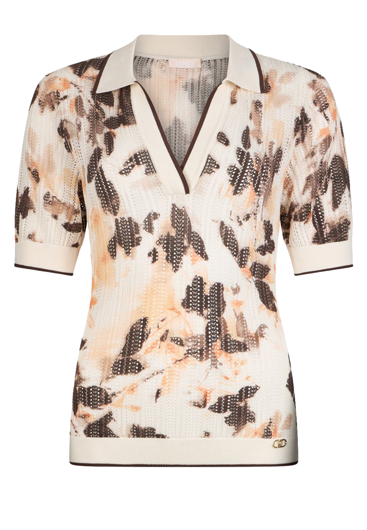 

Поло LIU JO, Коричневый, Коричневый