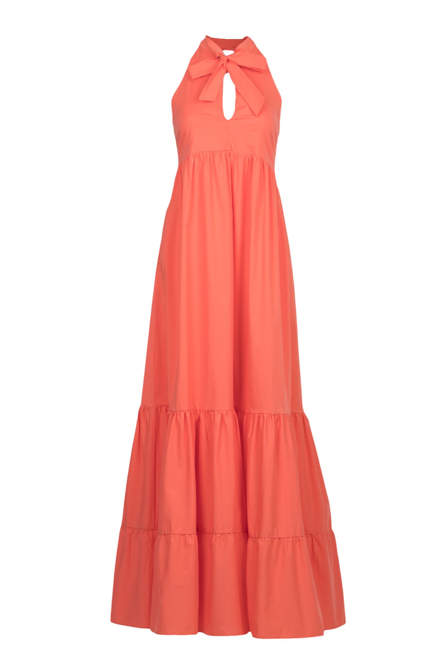 Платье TWINSET Оранжевый, размер 40 97974 - фото 1