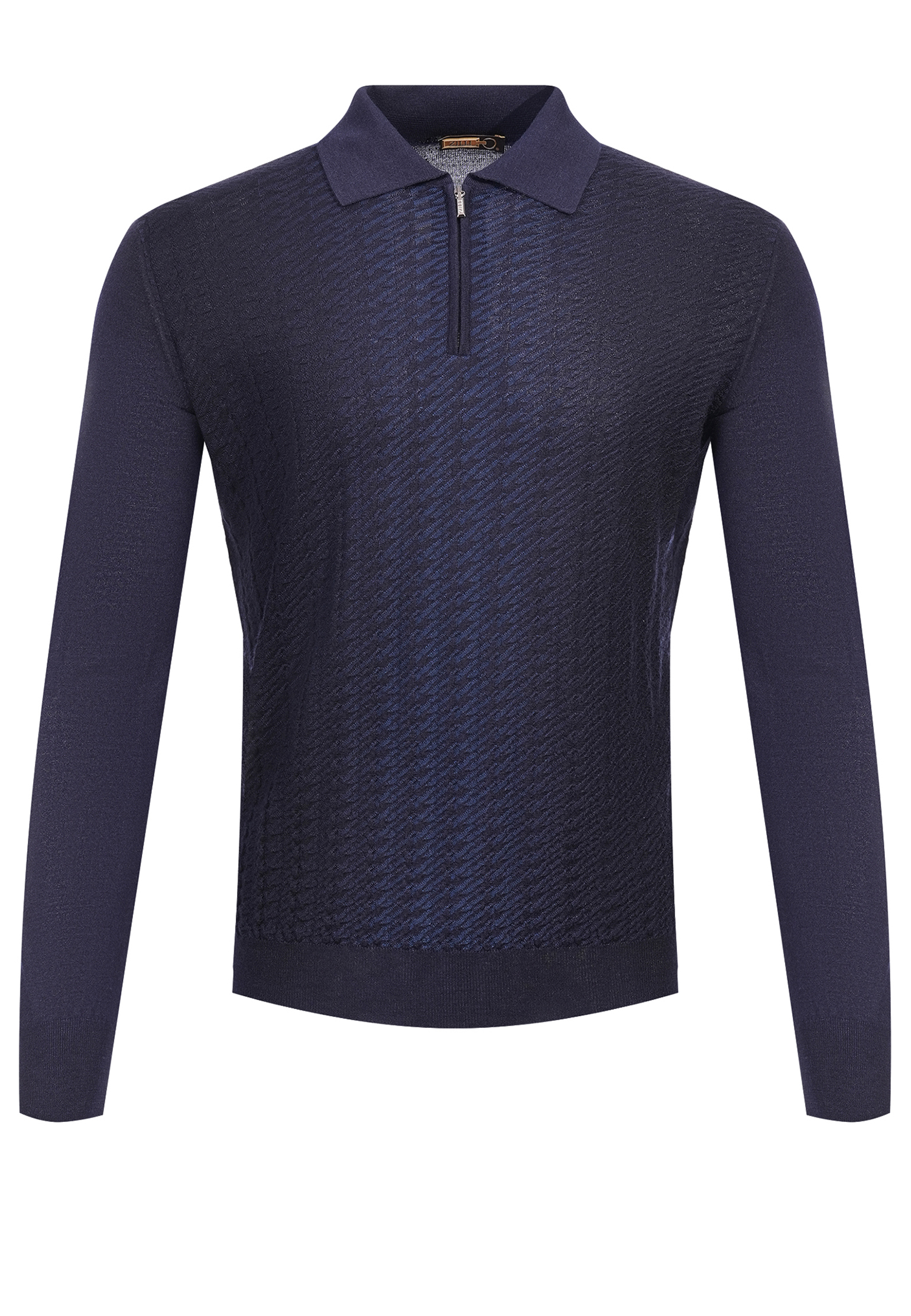 

Поло длинный рукав ZILLI, Синий, Синий