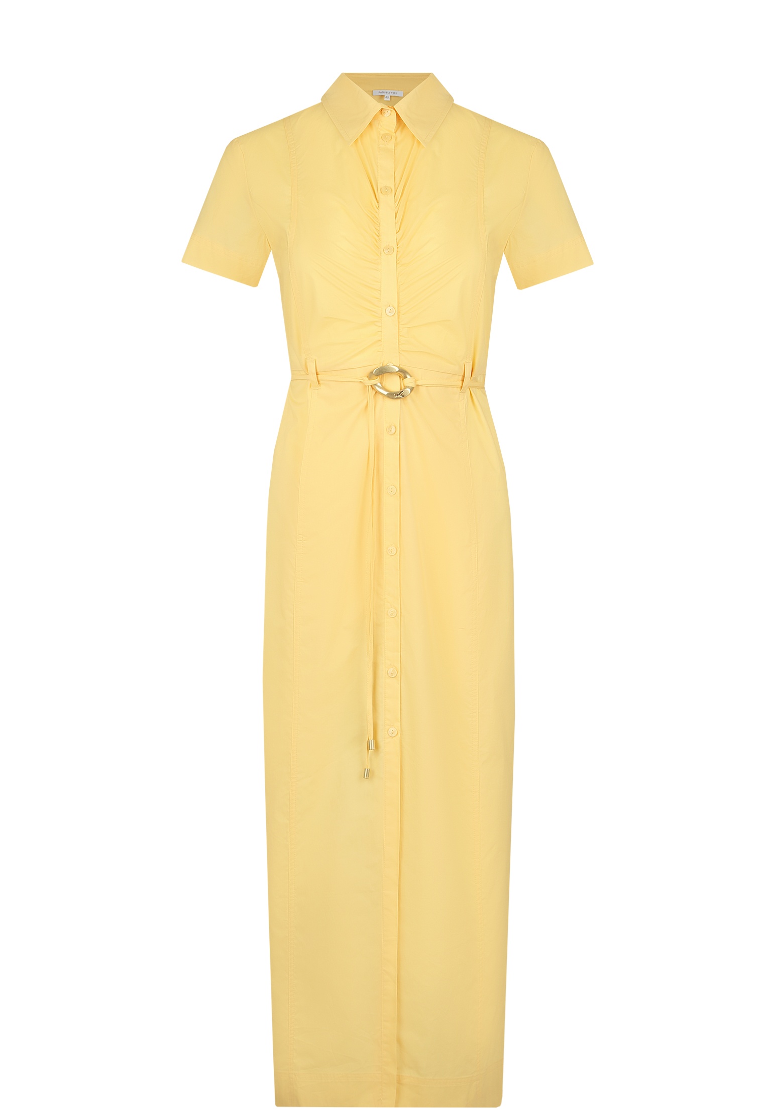 Платье PATRIZIA PEPE Желтый, размер 40 139555 - фото 1