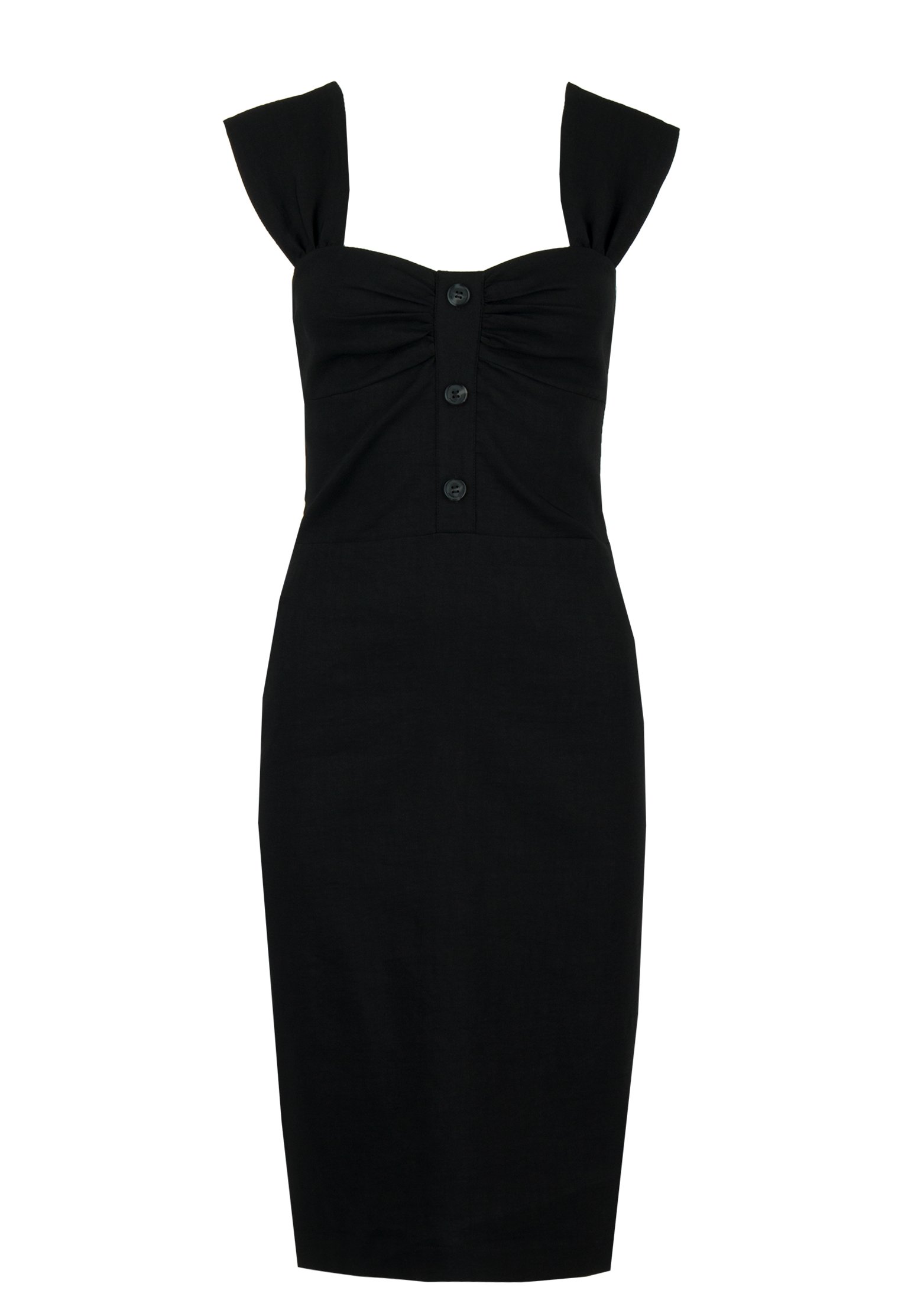 Платье PINKO Черный, размер 40 116398 - фото 1