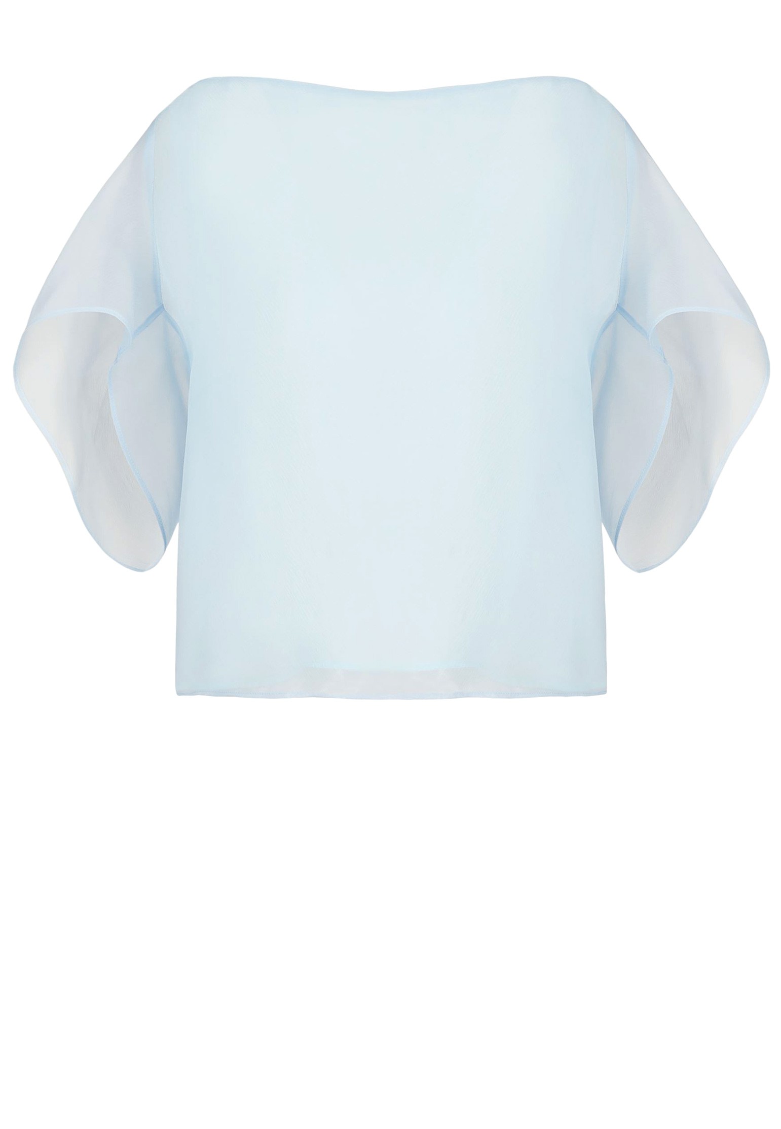 Блуза EMPORIO ARMANI Голубой, размер 38 126785 - фото 1