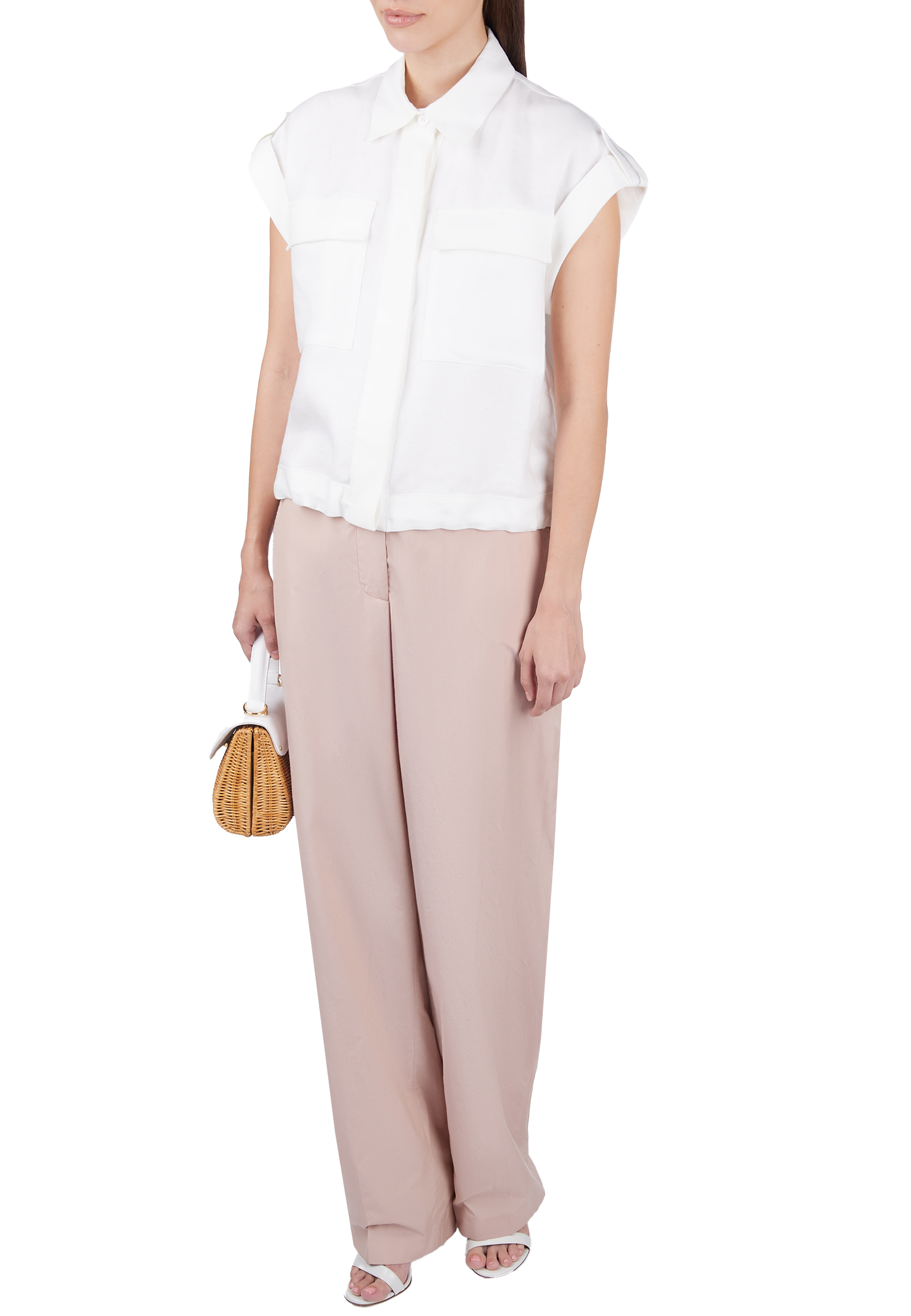 

Блуза PESERICO, Белый, Белый