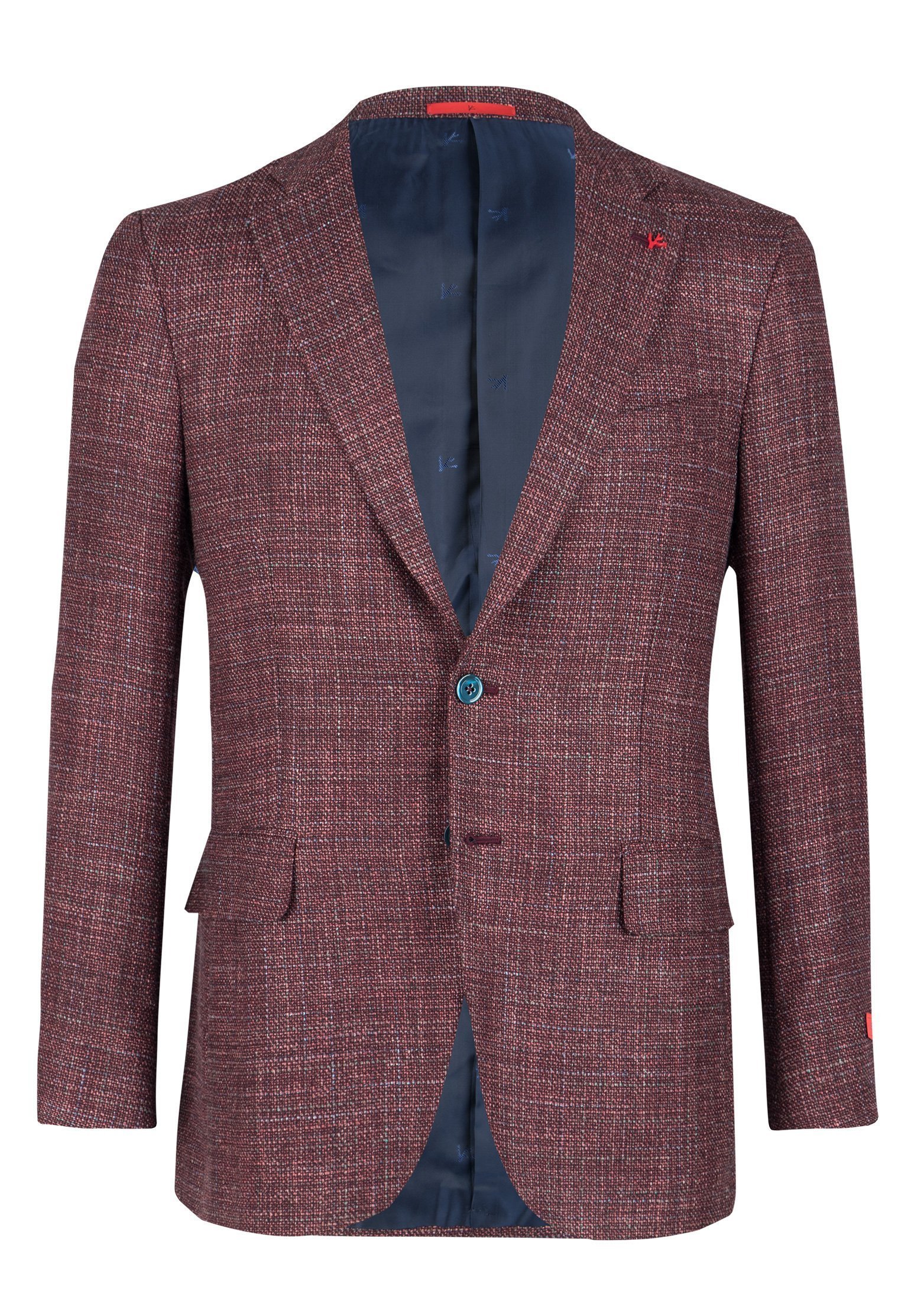 Пиджак ISAIA Бордовый, размер 50