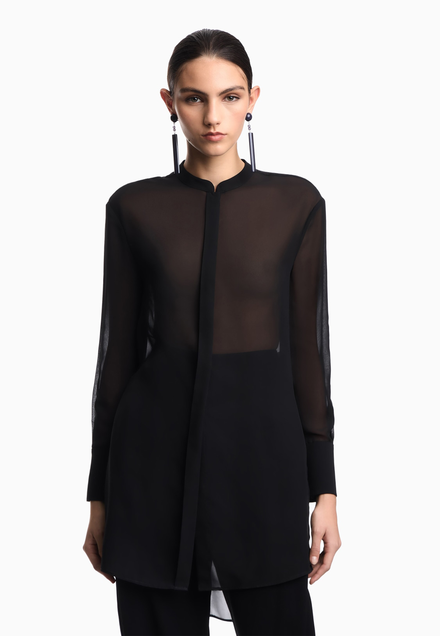 

Рубашка EMPORIO ARMANI, Черный, Черный