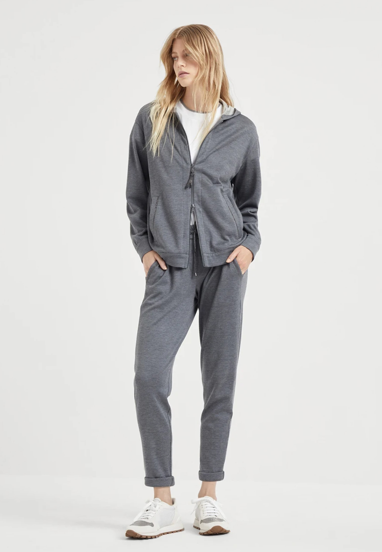 

Футболка BRUNELLO CUCINELLI, Белый, Белый