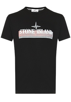 Футболка с логотипом STONE ISLAND