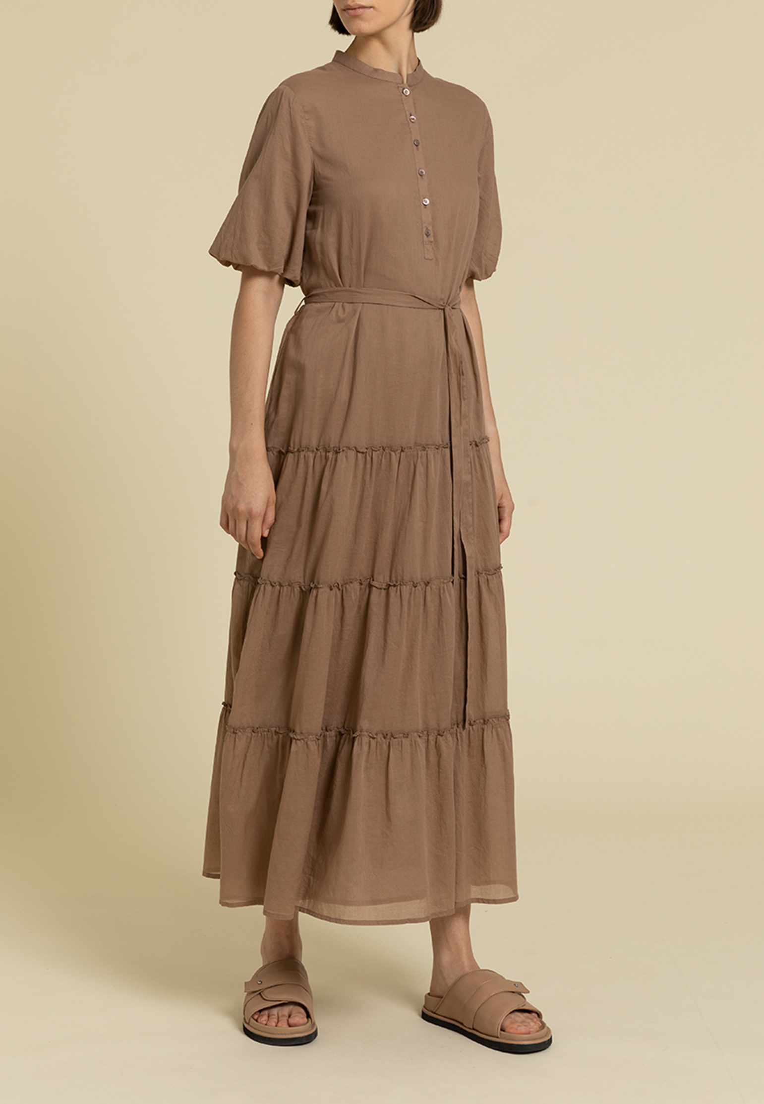 Платье PESERICO EASY Коричневый, размер 40 154740 - фото 1
