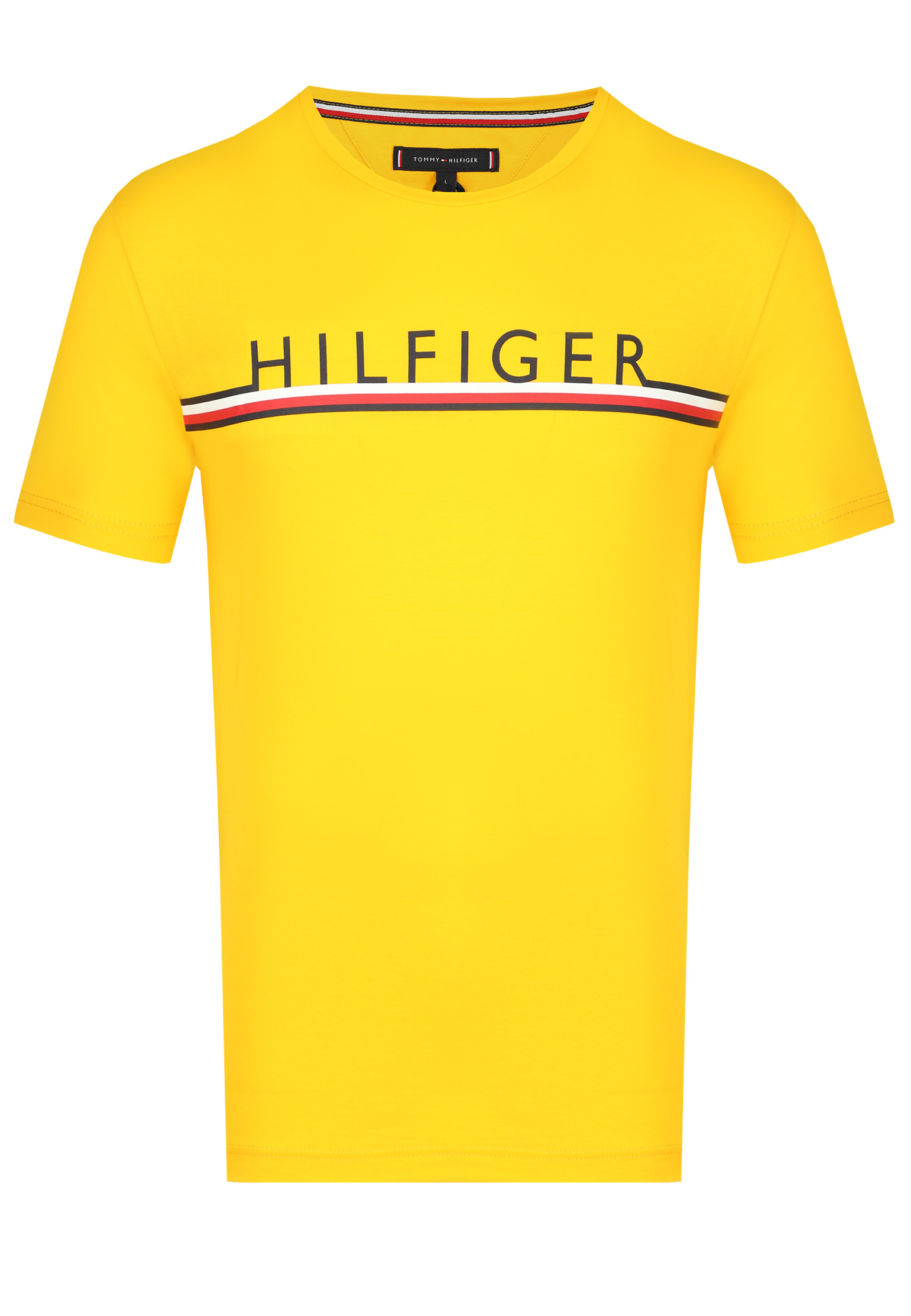 Футболка TOMMY HILFIGER желтого цвета