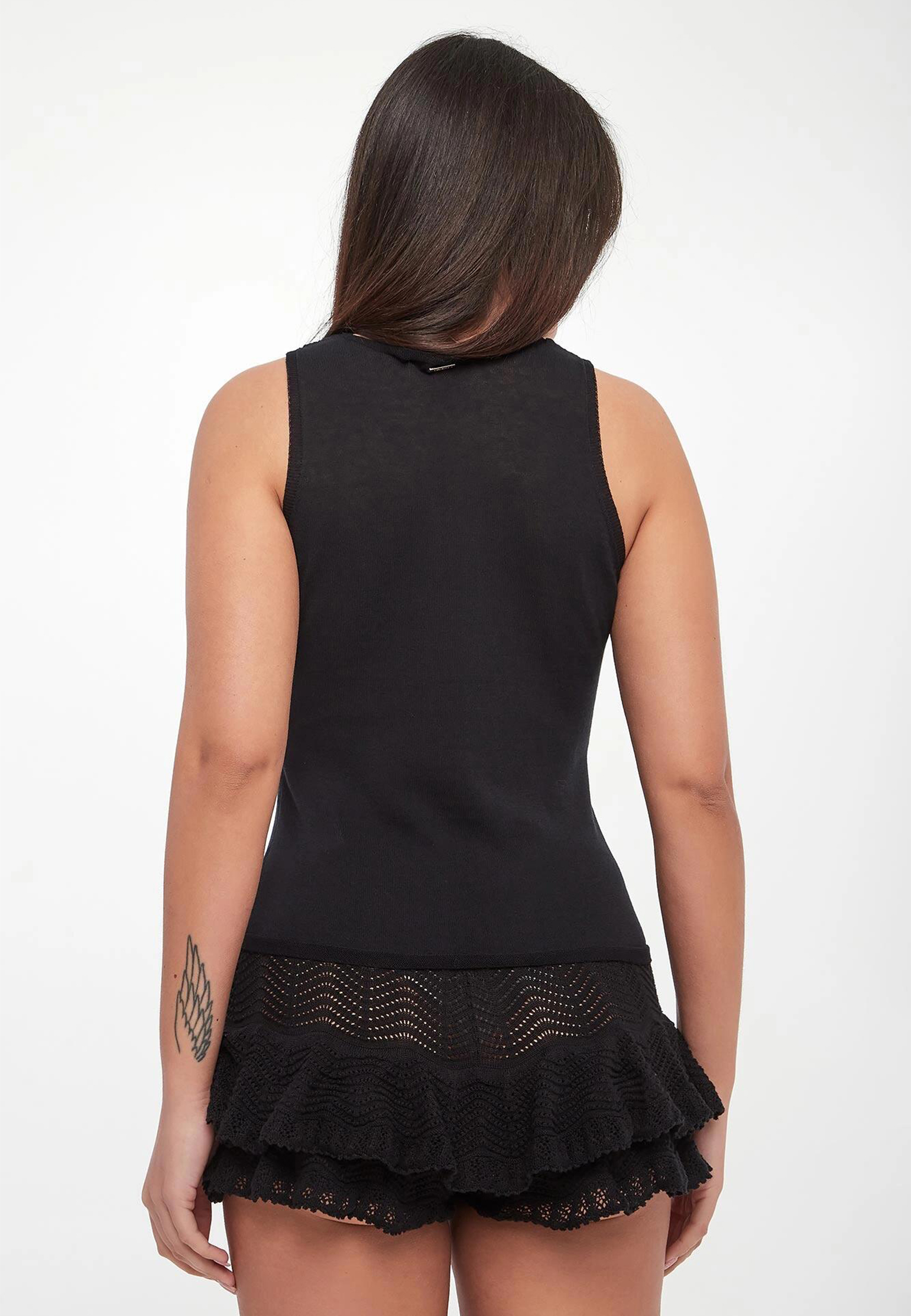 

Майка TWINSET Milano, Черный, Черный