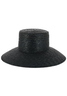 Черная шляпа с широкими полями FABIANA FILIPPI