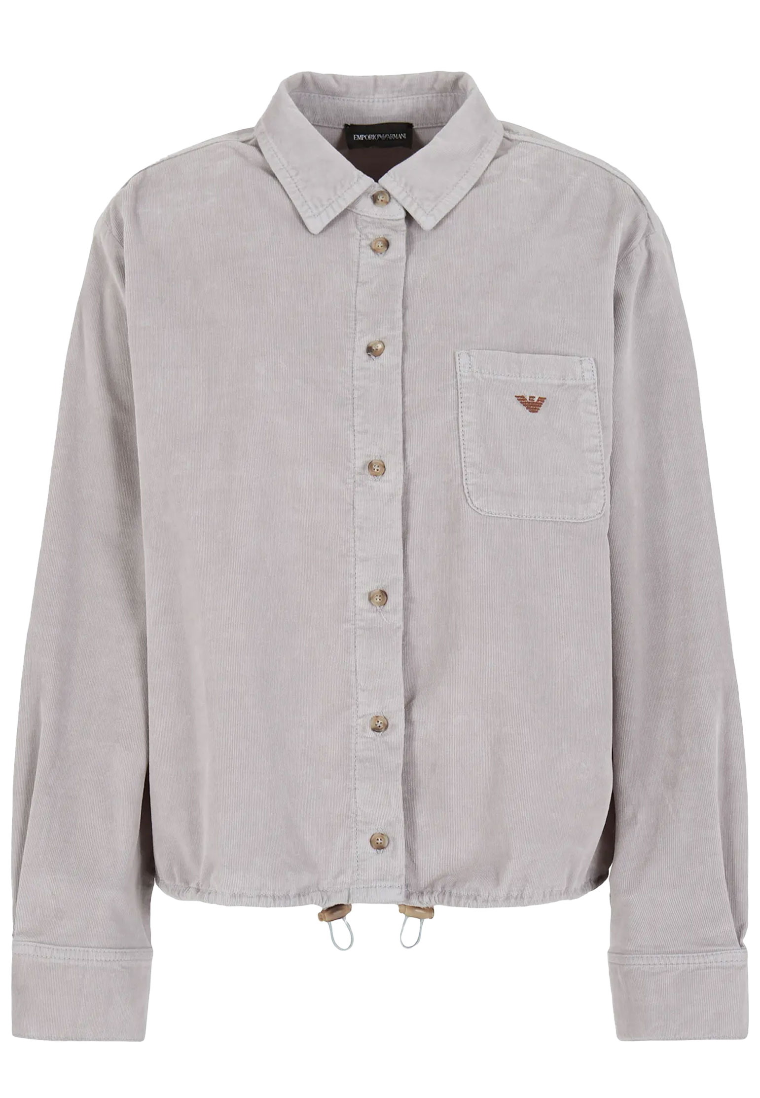 Рубашка EMPORIO ARMANI Серый, размер 40