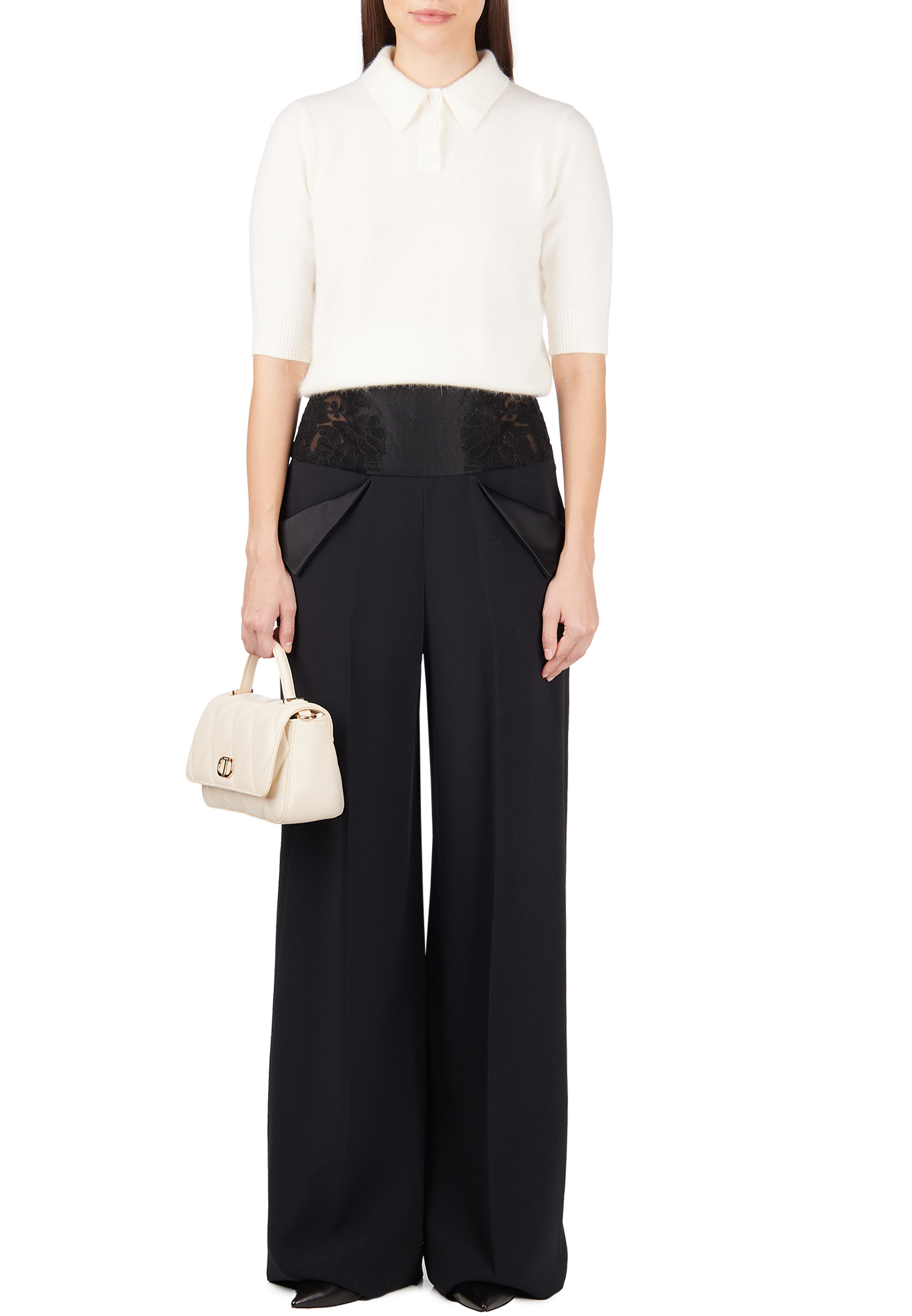 

Брюки ERMANNO SCERVINO, Черный, Черный