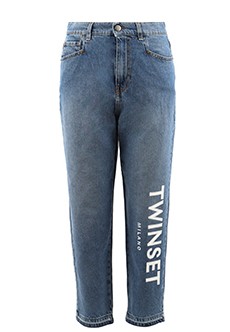 Голубые джинсы TWINSET Milano