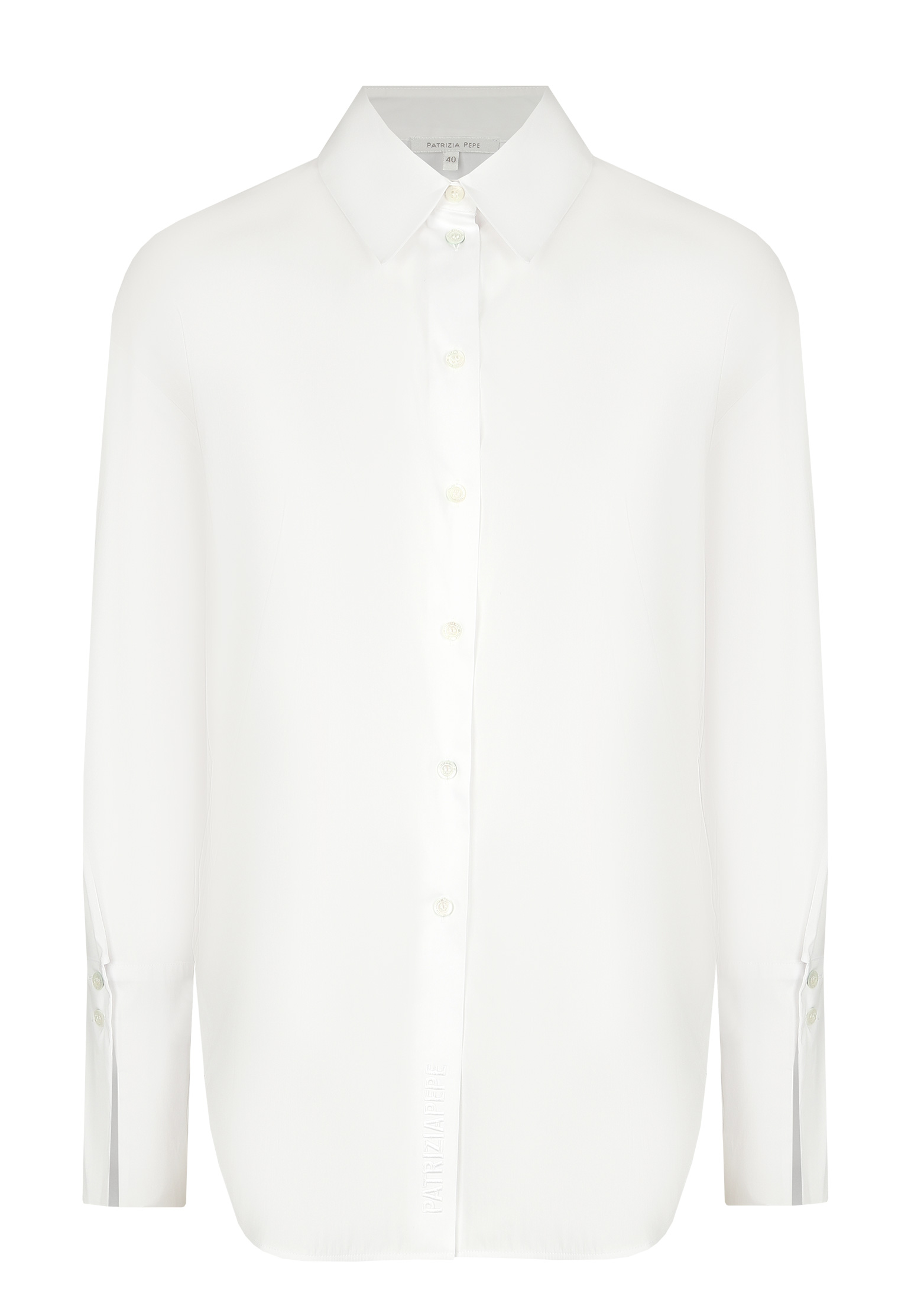 Рубашка PATRIZIA PEPE Белый, размер 38