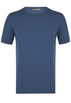 Синяя футболка CORNELIANI