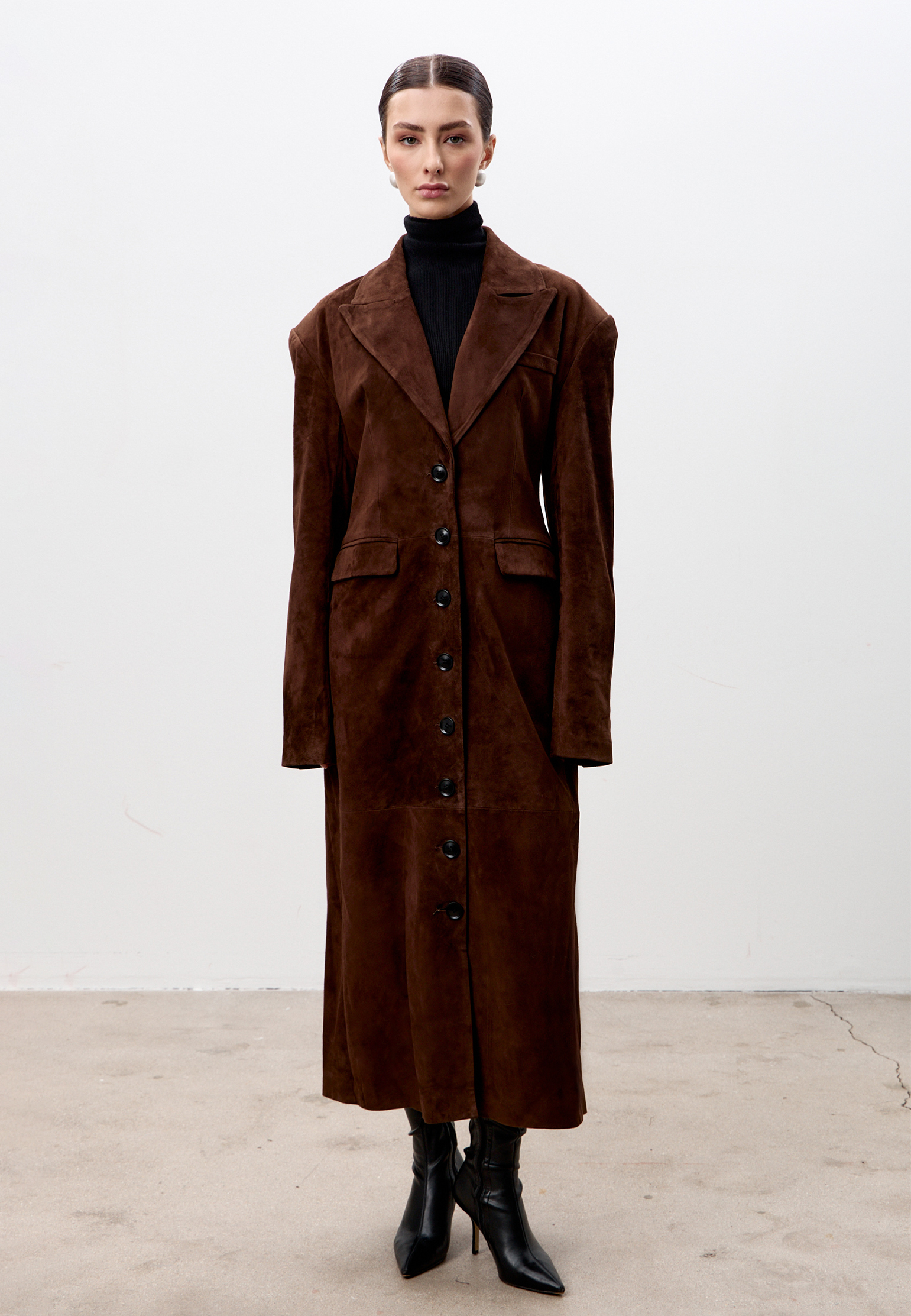 

Пальто AZUR, Коричневый, Коричневый