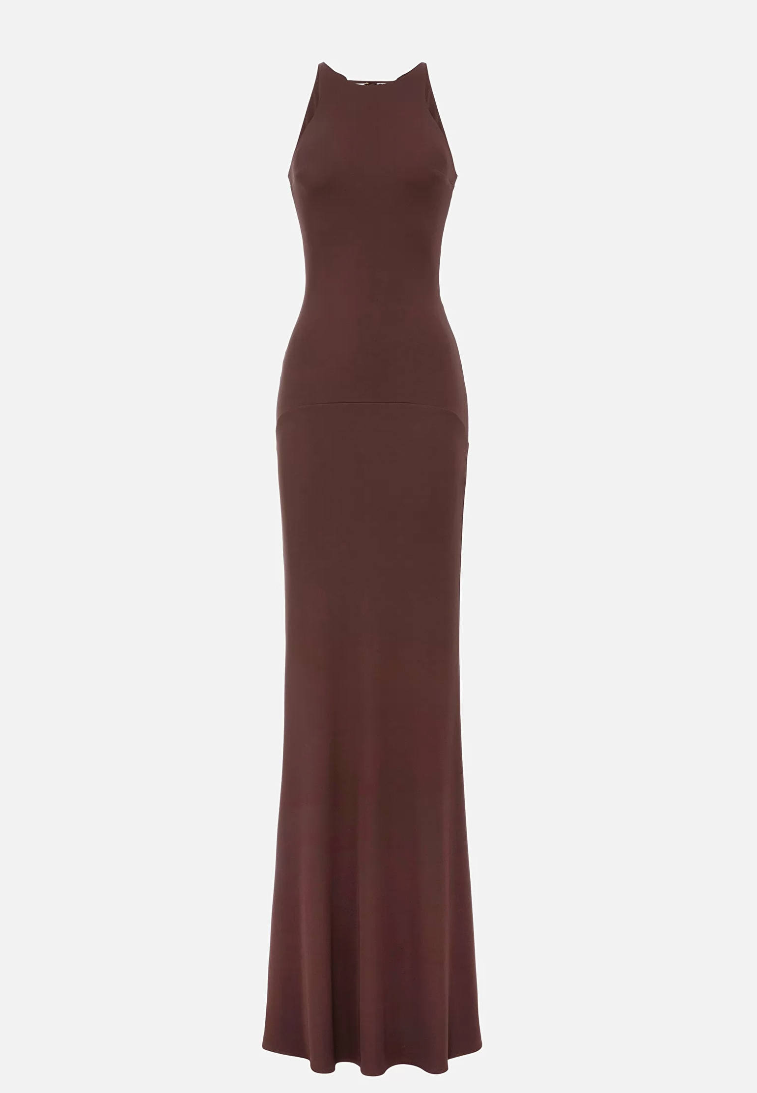 Платье ELISABETTA FRANCHI Коричневый, размер 40 157224 - фото 1