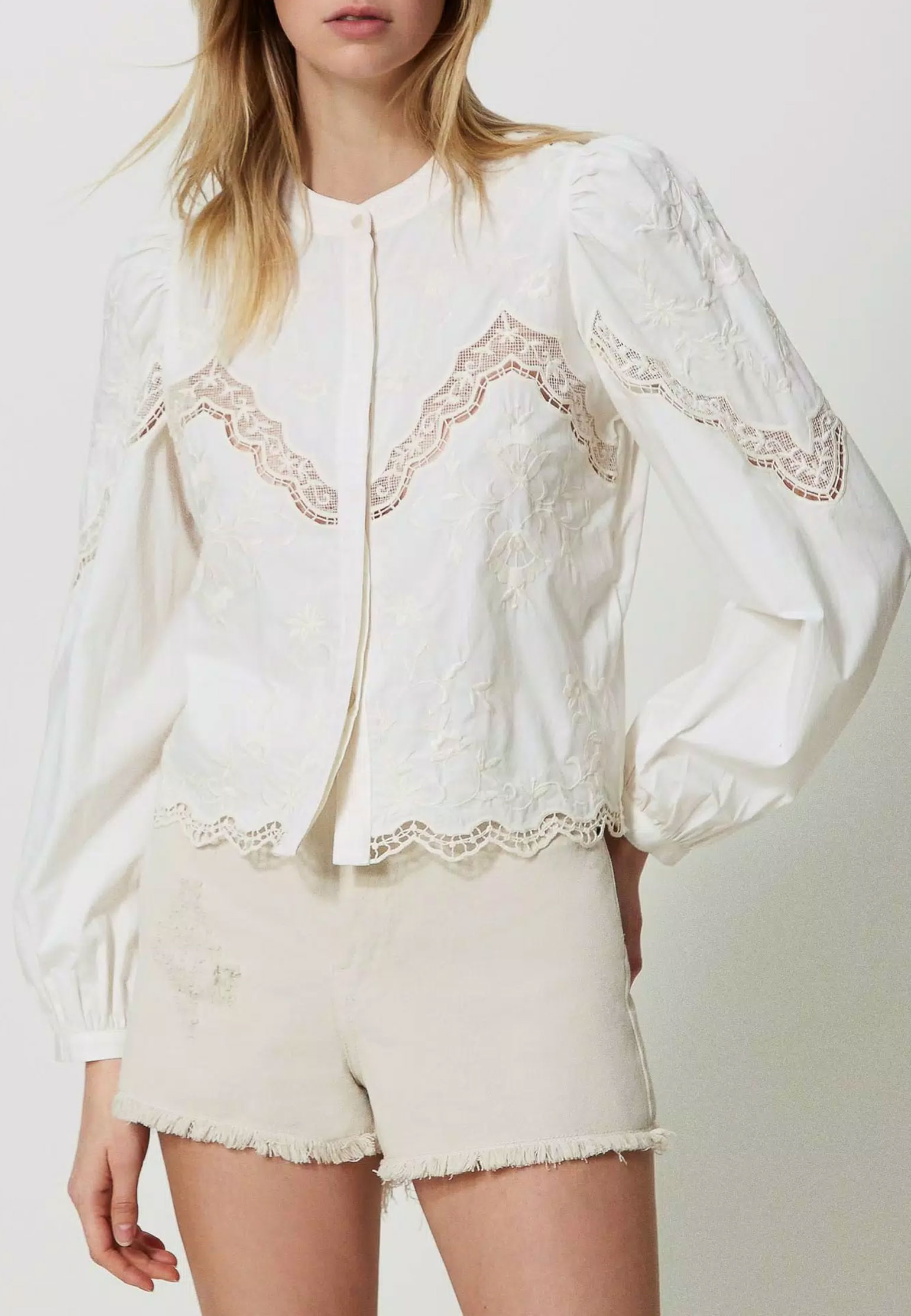 Блуза TWINSET Milano Белый, размер 42