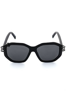 Черные очки с металлически декором GIVENCHY