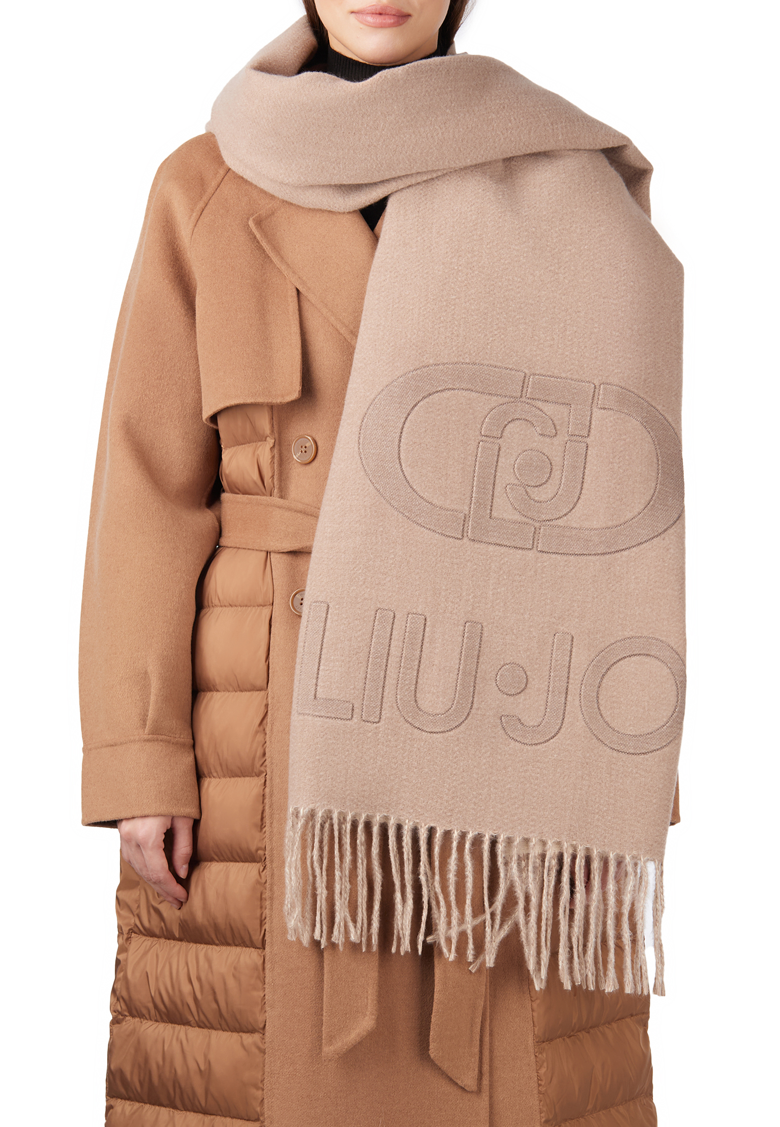 

Шарф LIU JO, Бежевый, Бежевый