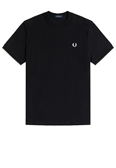 Футболка из хлопка с логотипом FRED PERRY