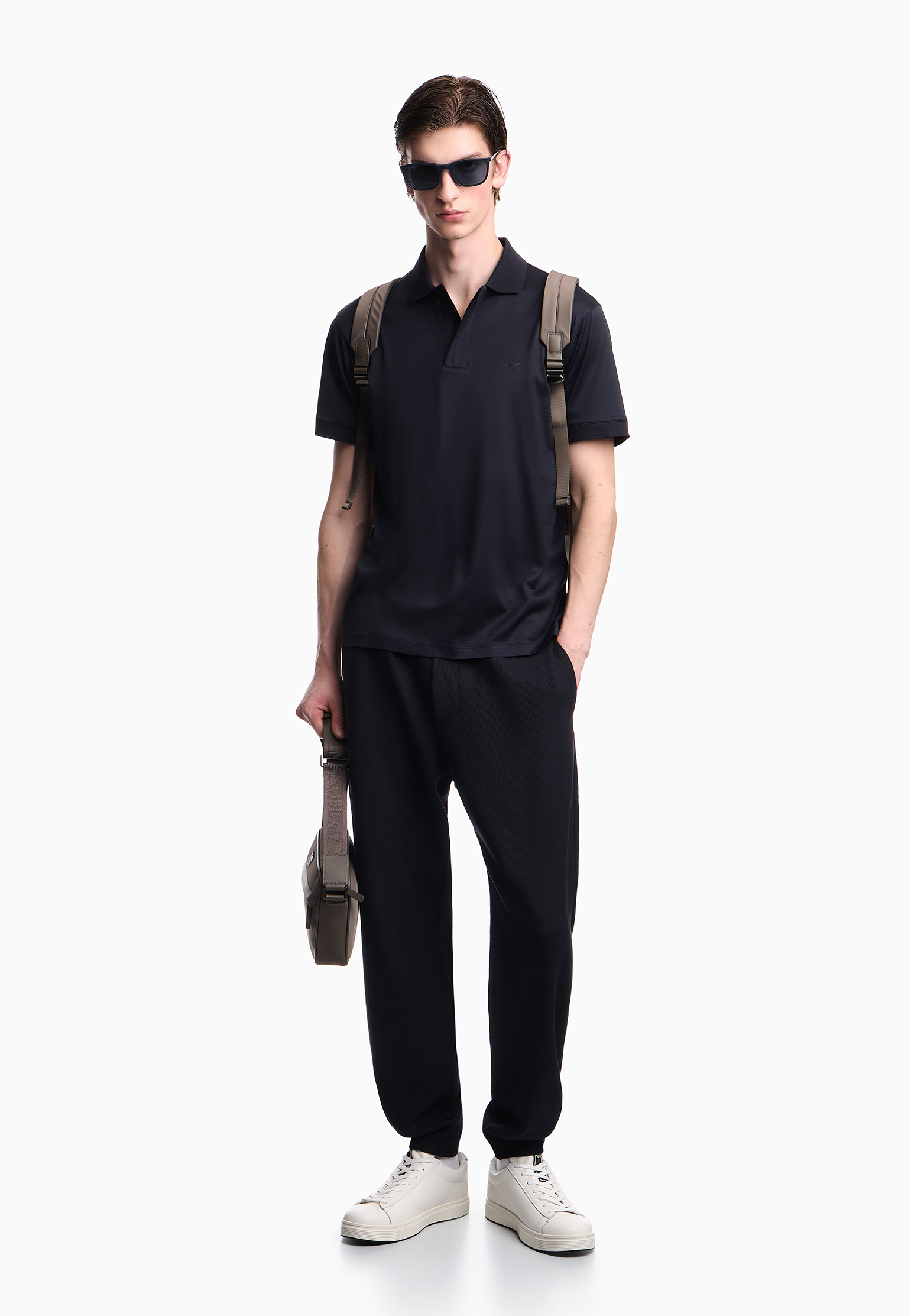 

Поло EMPORIO ARMANI, Синий, Синий