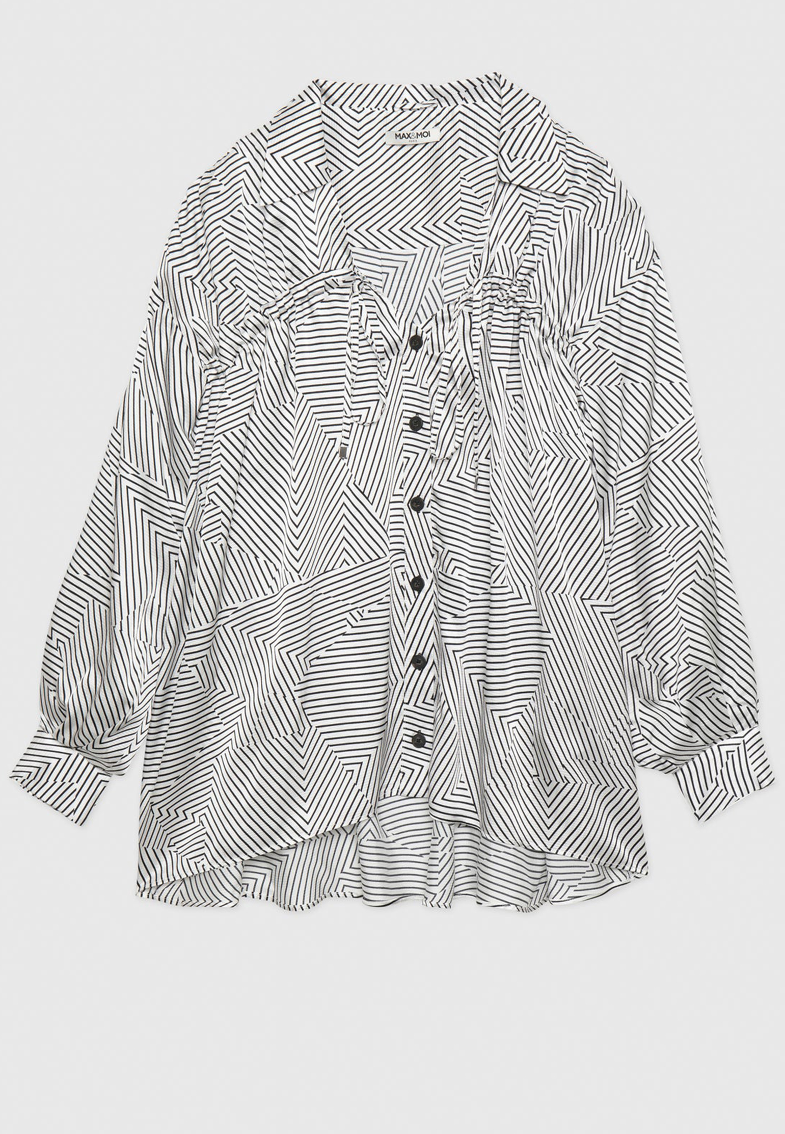 Блуза MAX&MOI Черный, размер 34 156664 - фото 1
