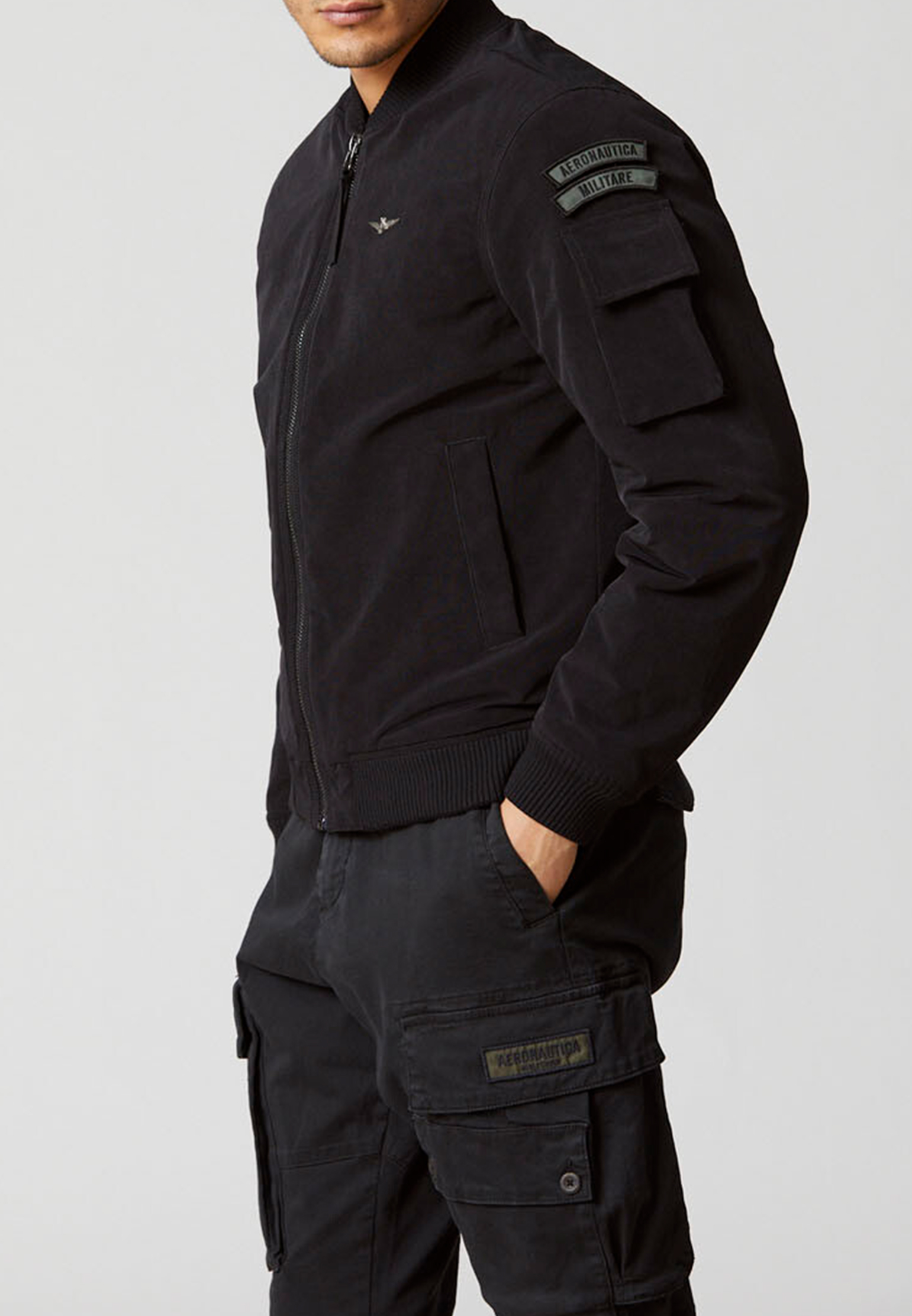 Куртка AERONAUTICA MILITARE Черный, размер 52