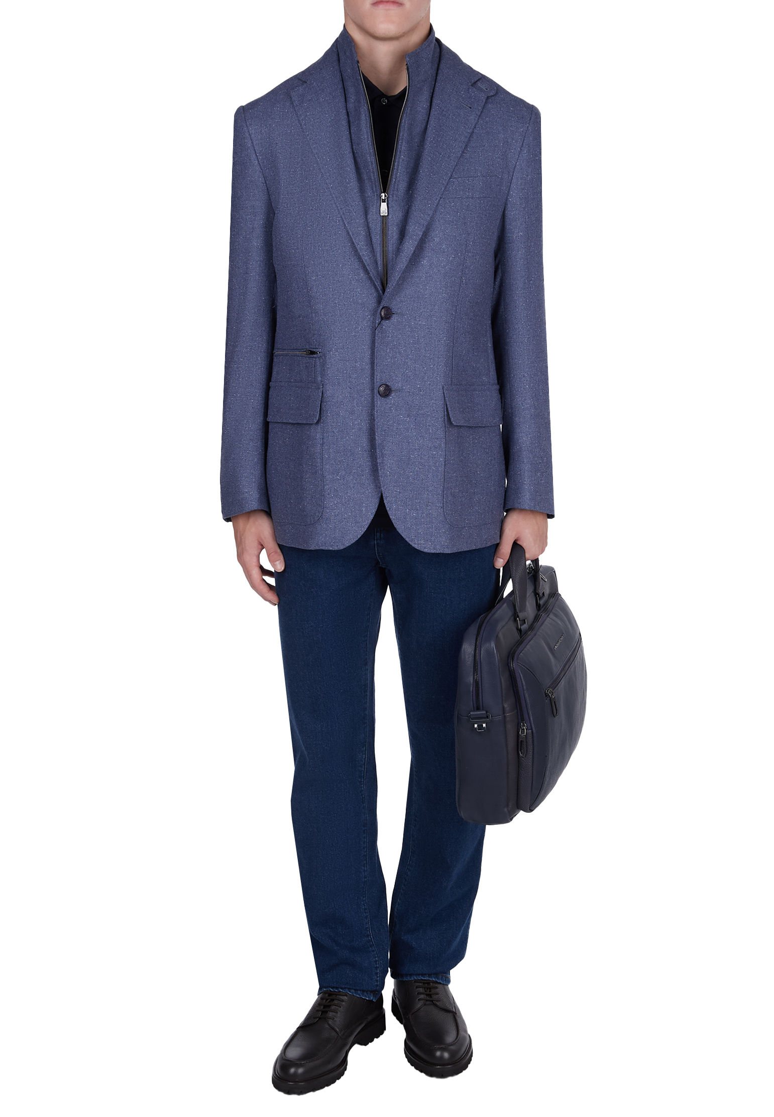 

Пиджак CORNELIANI, Голубой, Голубой