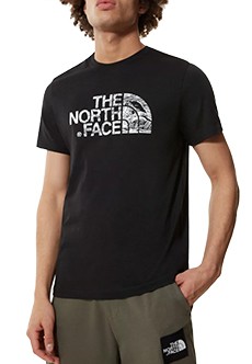 Черная футболка с логотипом THE NORTH FACE