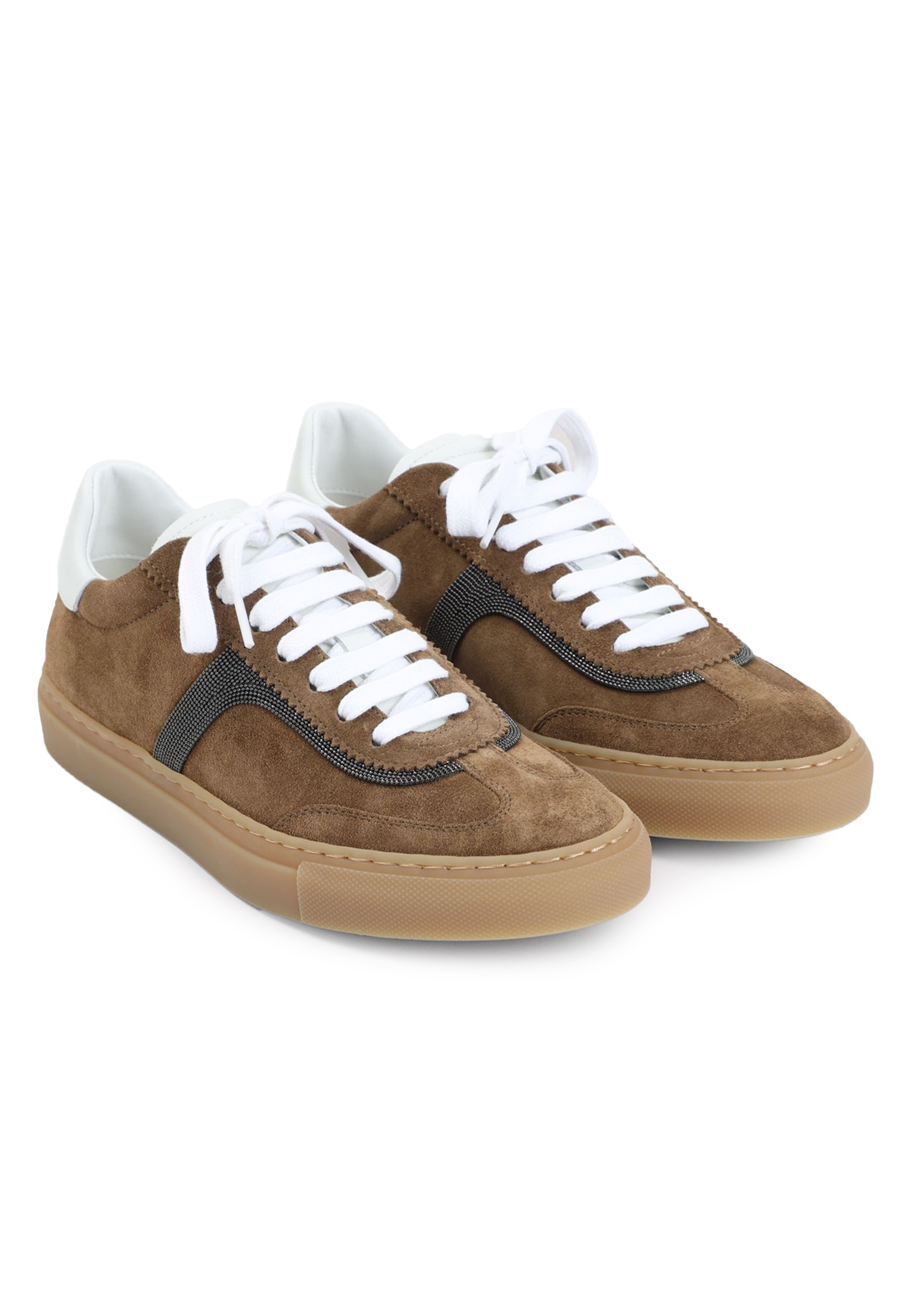 

Кеды BRUNELLO CUCINELLI, Коричневый, Коричневый