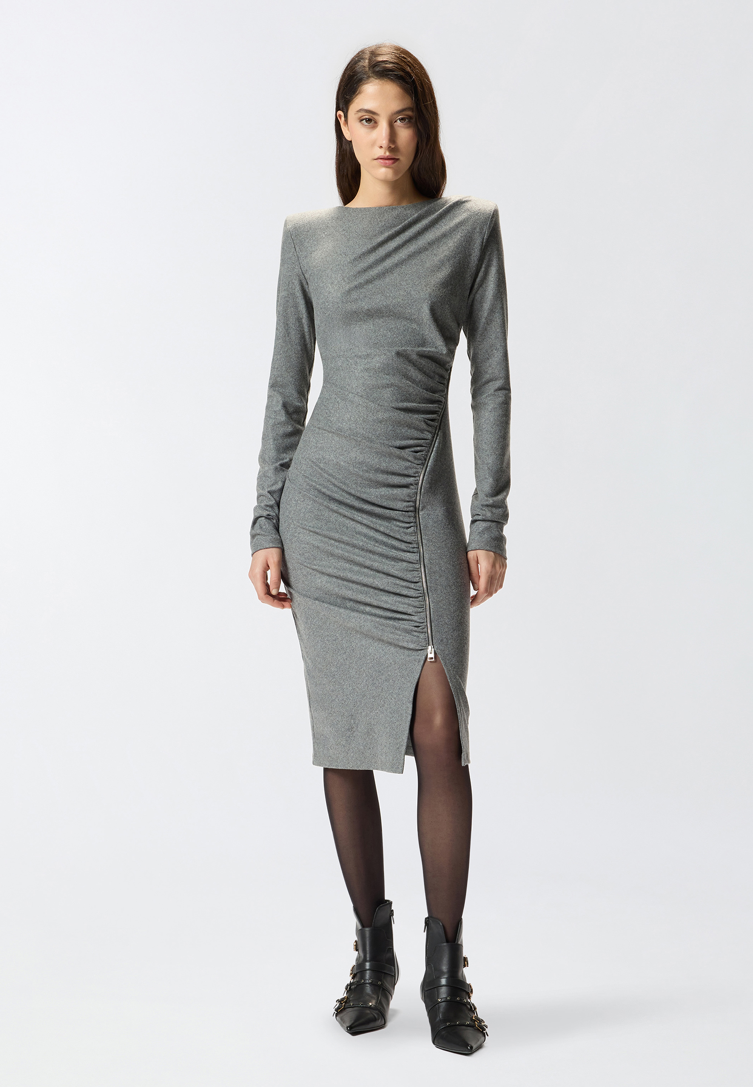 

Платье PINKO, Серый, Серый