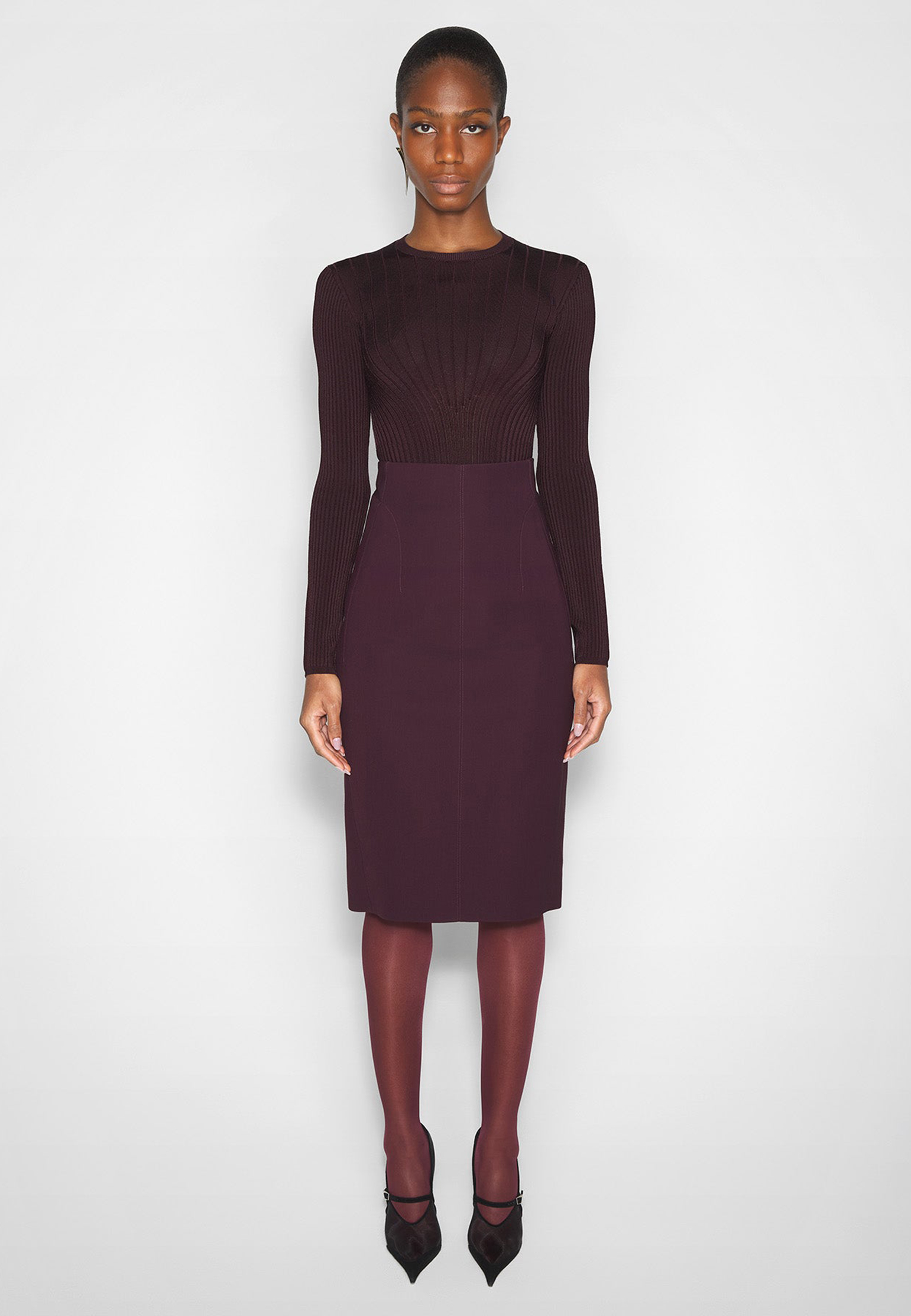 

Топ MUGLER, Бордовый, Бордовый