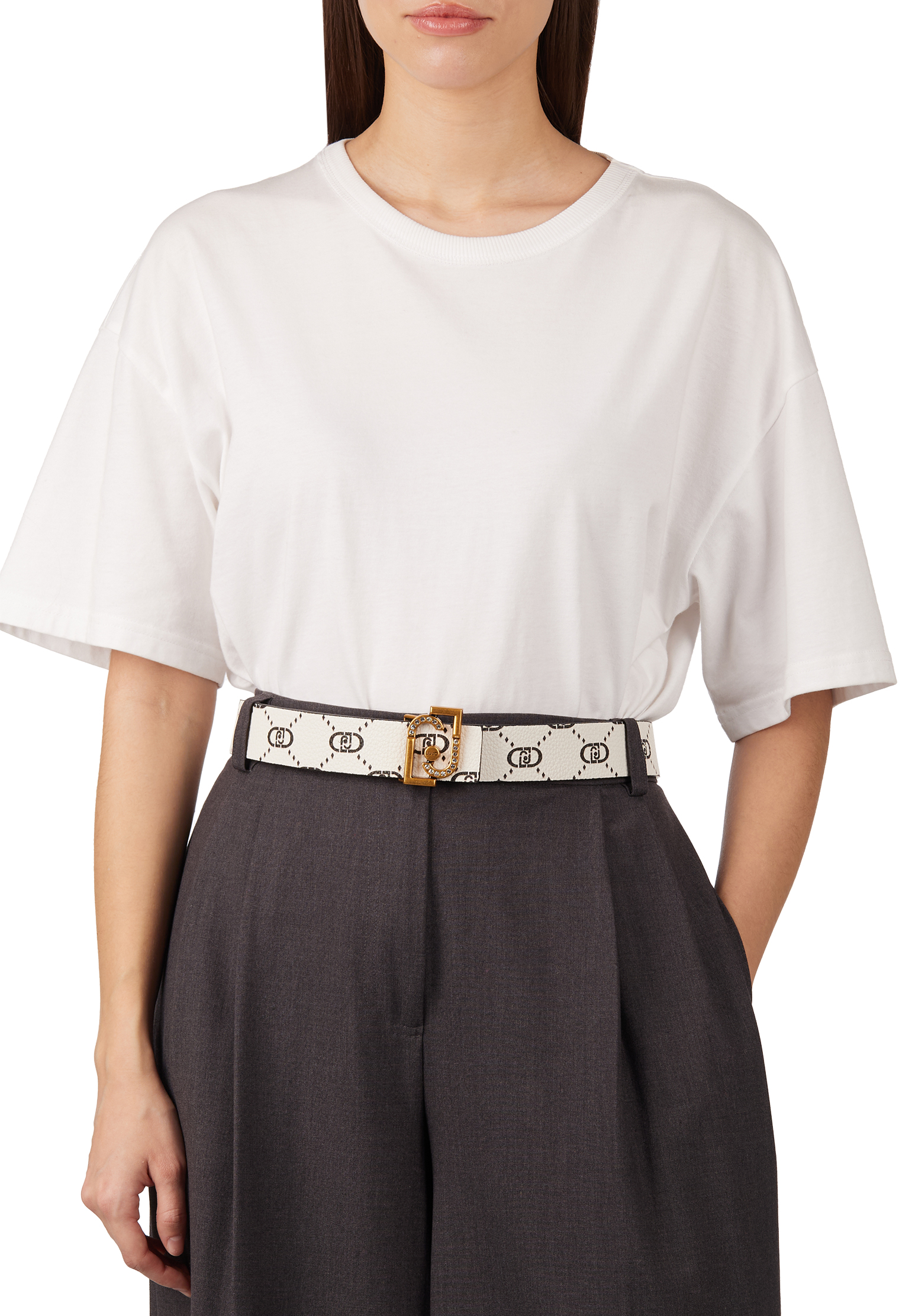 

Ремень LIU JO, Белый, Белый