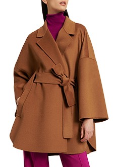Коричневое пальто LUISA SPAGNOLI
