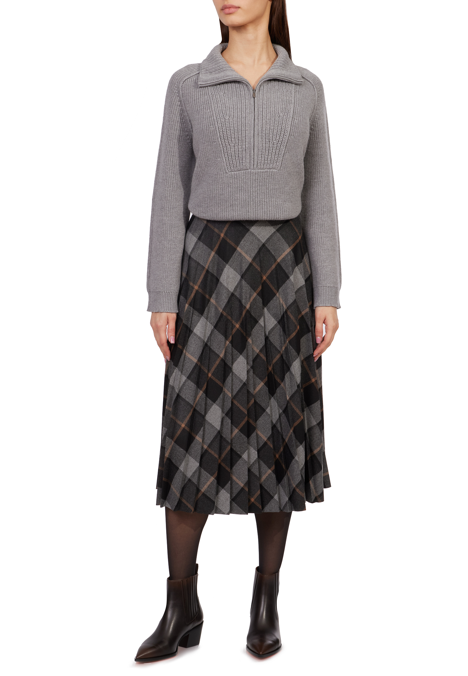 

Юбка PESERICO, Серый, Серый