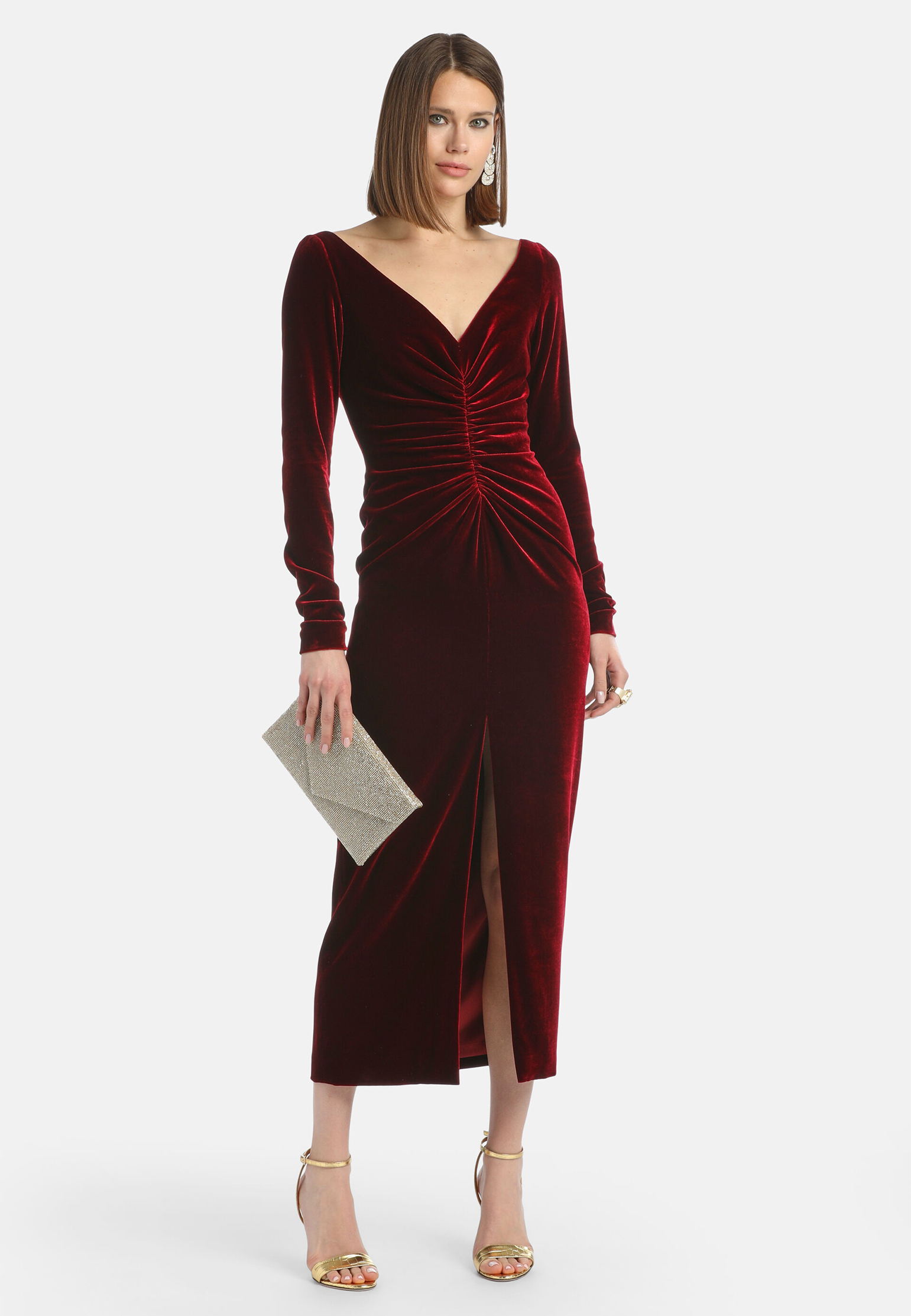 

Платье LUISA SPAGNOLI, Бордовый, Бордовый