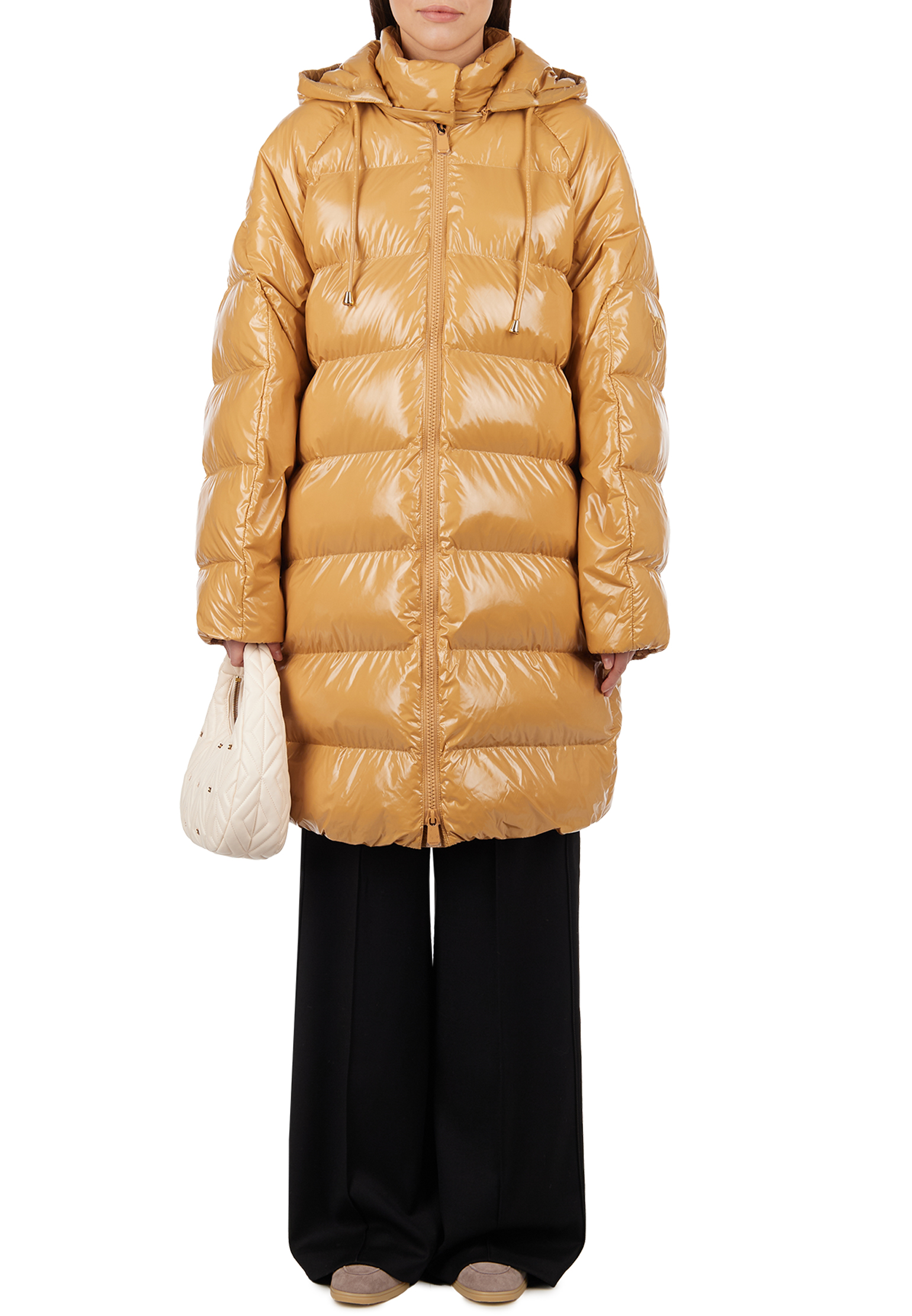 

Пуховик PINKO, Коричневый, Коричневый