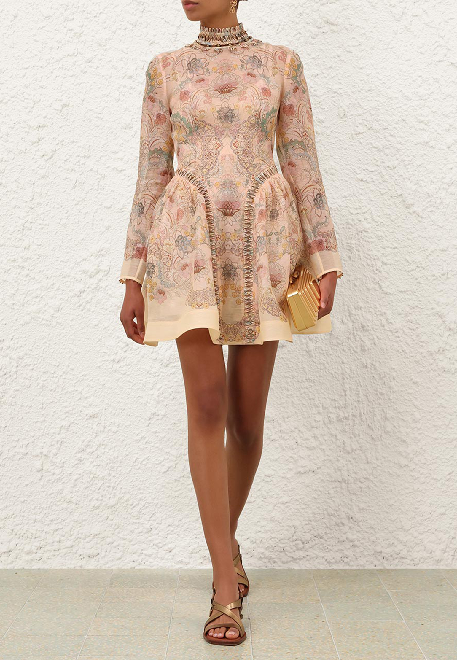 

Платье ZIMMERMANN, Розовый, Розовый