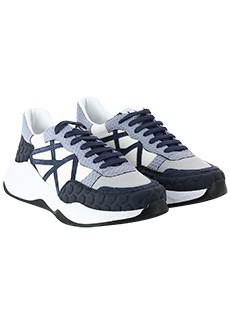 Синие комбинированные кроссовки L4K3
